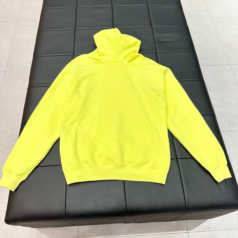 Balenciaga Balenciaga Neon Green Letter Hoodie Size US S / EU 44-46 / 1 - 2 Thumbnail