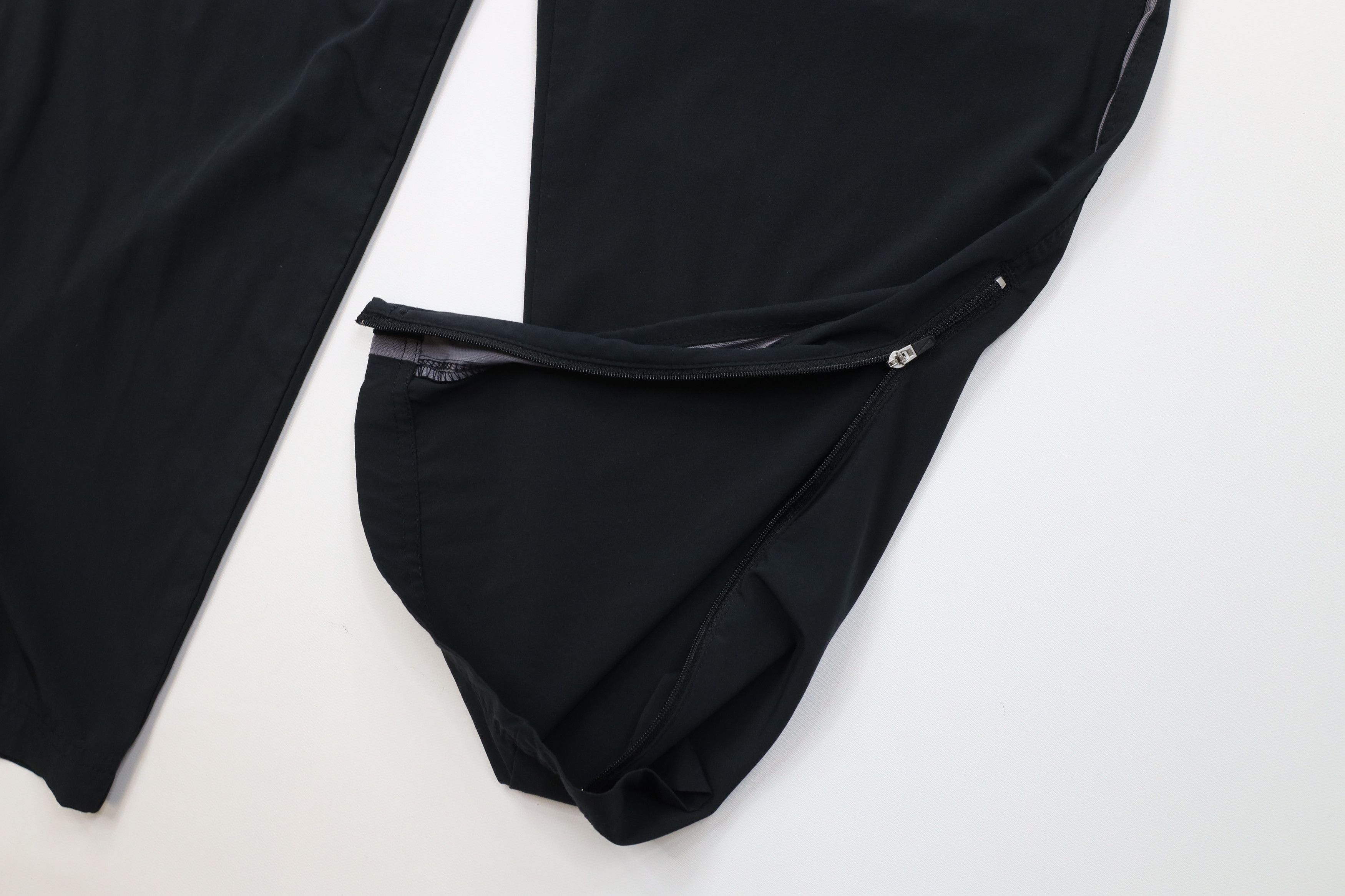 Nike Vintage Y2K Nike Mini Swoosh Stretch Wide Leg Pants Black Size US 36 / EU 52 - 6 Thumbnail