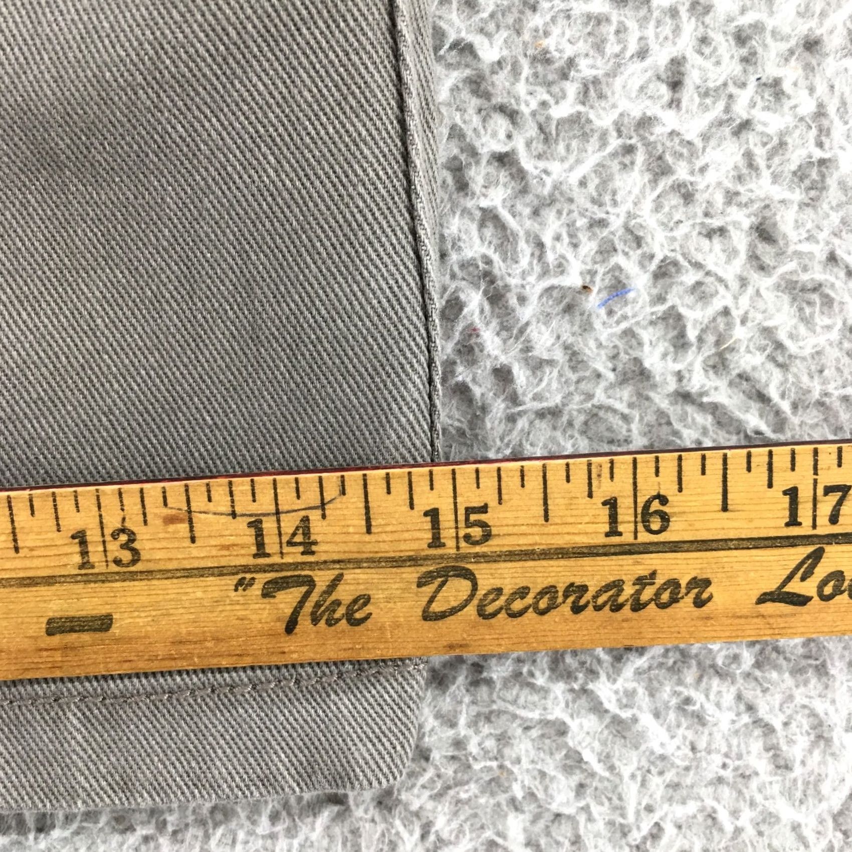Vintage Arizona Jean Co Chino Shorts Mens 2XL Gray Cotton Drawstring Chino Shorts Casual Pants Mens 2XL Gray Size US 39 - 7 Thumbnail