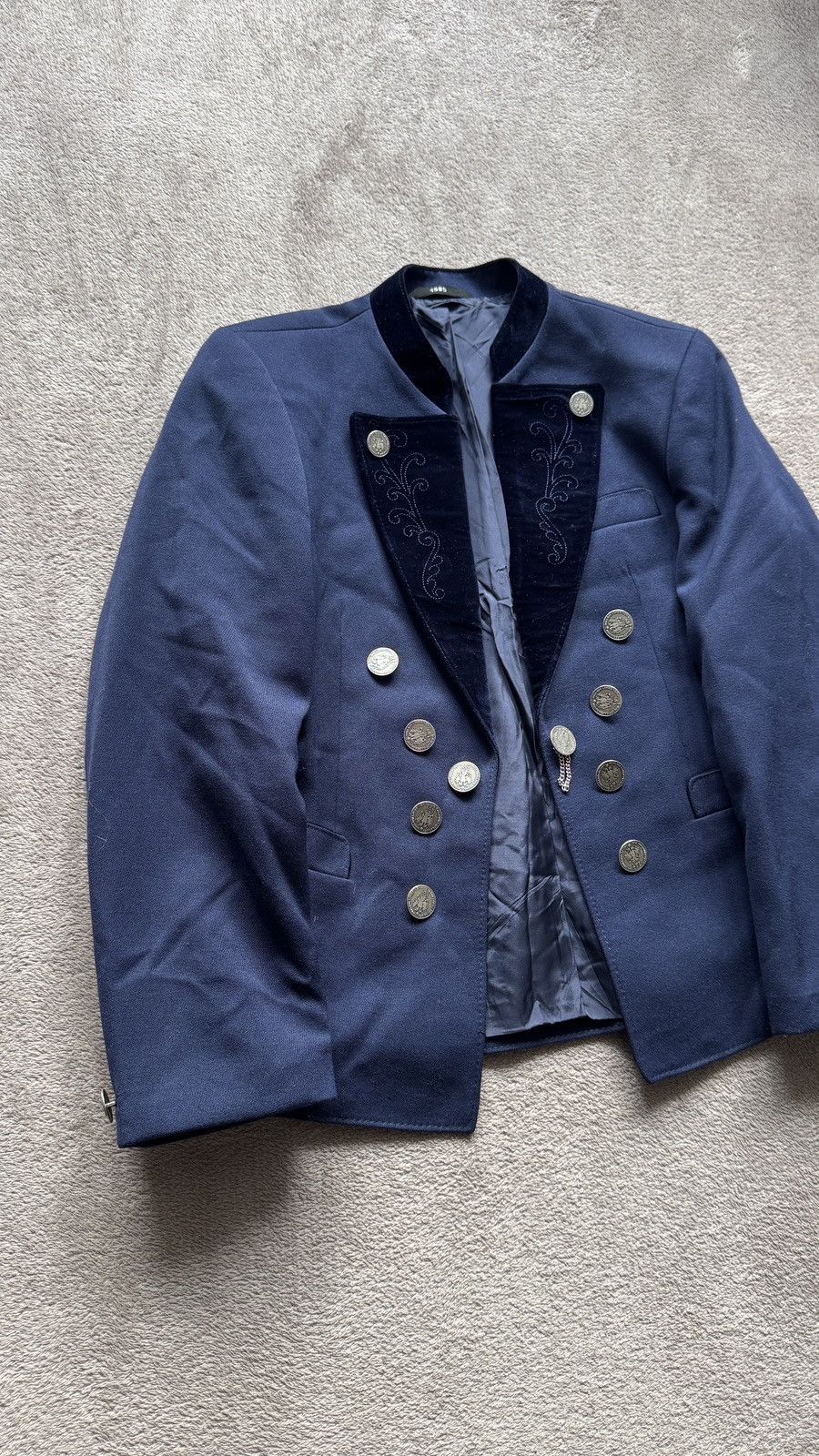 Hysteric Glamour 90 00s Napoleon Faded Jacket Balmain IfSixWasNine PPFM Style Size S / US 4 / IT 40 - 3 Thumbnail