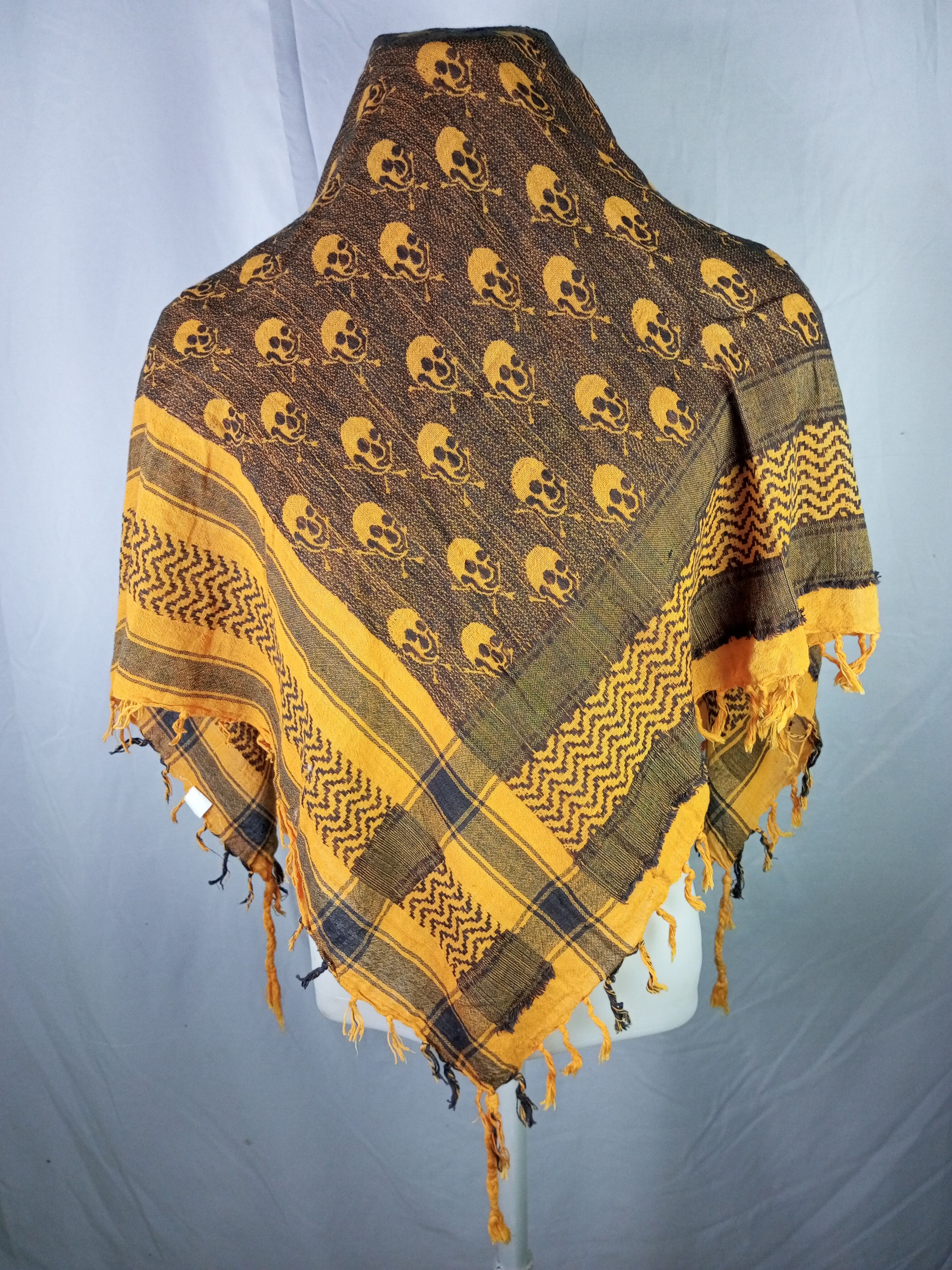 Japanese Brand Skulls scarf Inspired by Alexander Mcqueen Size ONE SIZE - 5 Thumbnail