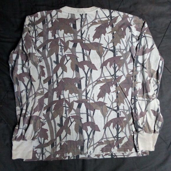 Mirage Vintage Mirage Oak Camo Autumn Fall Long Sleeve T-Shirt Size US XL / EU 56 / 4 - 3 Thumbnail