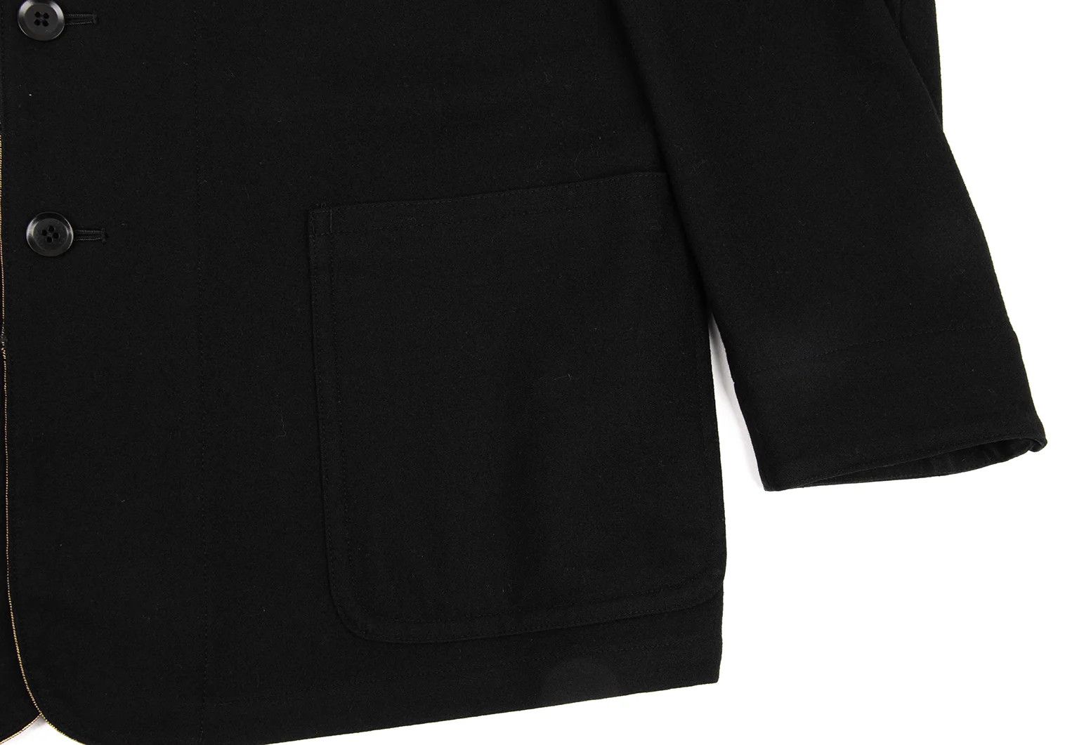 Yohji Yamamoto Yohji Yamamoto Wool Detail Pocket Jacket Size US L / EU 52-54 / 3 - 12 Thumbnail