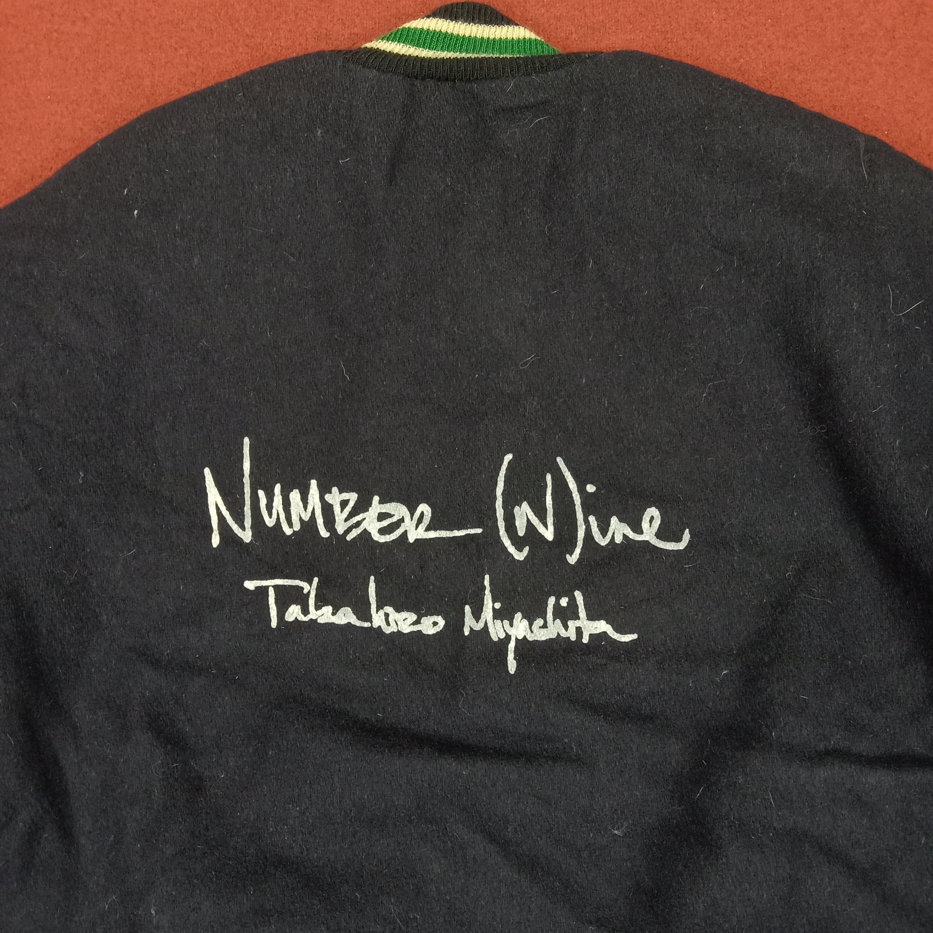 Japanese Brand Varsity Jacket Custom Number Nine Art Streetwear Style Size US XXL / EU 58 / 5 - 2 Thumbnail