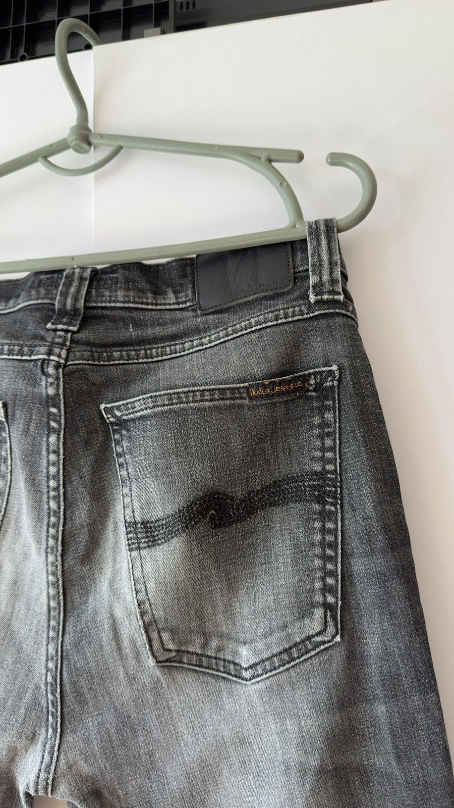 Nudie Jeans Nudie Jeans Made in Italy Distressed Faded Jeans Size US 34 / EU 50 - 10 Thumbnail