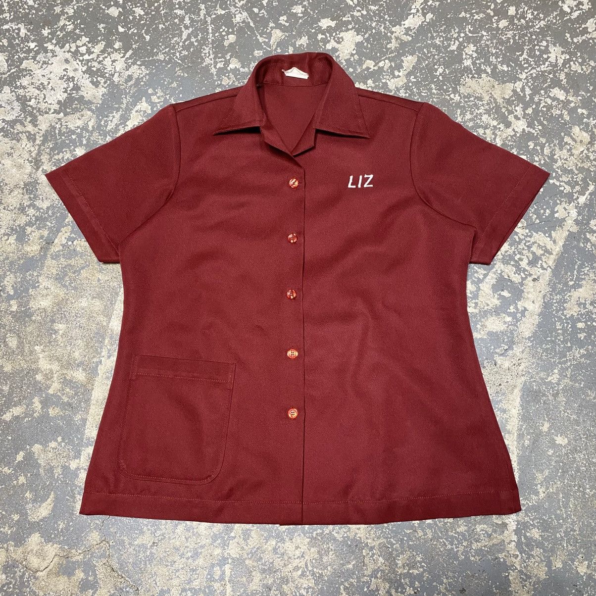 Vintage Vintage 1970s Bionic Arms Beer USAF Germany Bowling Shirt Size S / US 4 / IT 40 - 5 Thumbnail