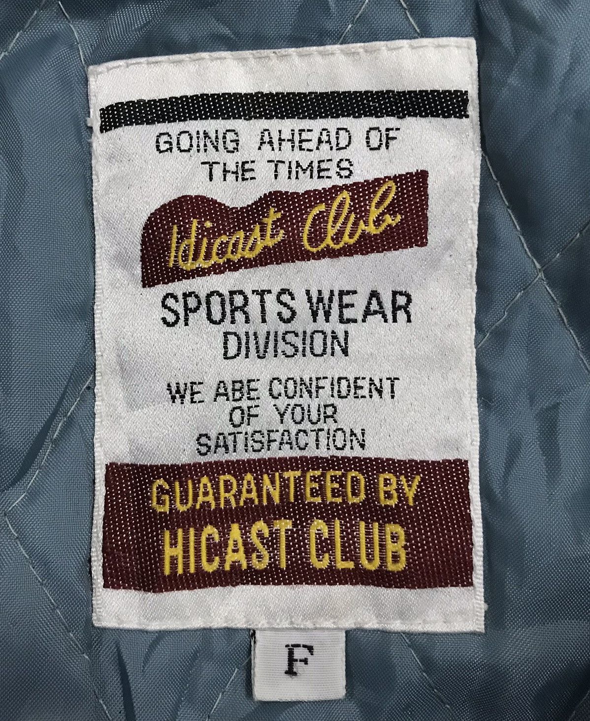 Leather Vintage Idicost Club Guaranteed by Hicast Club VarsityJacket Size US L / EU 52-54 / 3 - 14 Thumbnail
