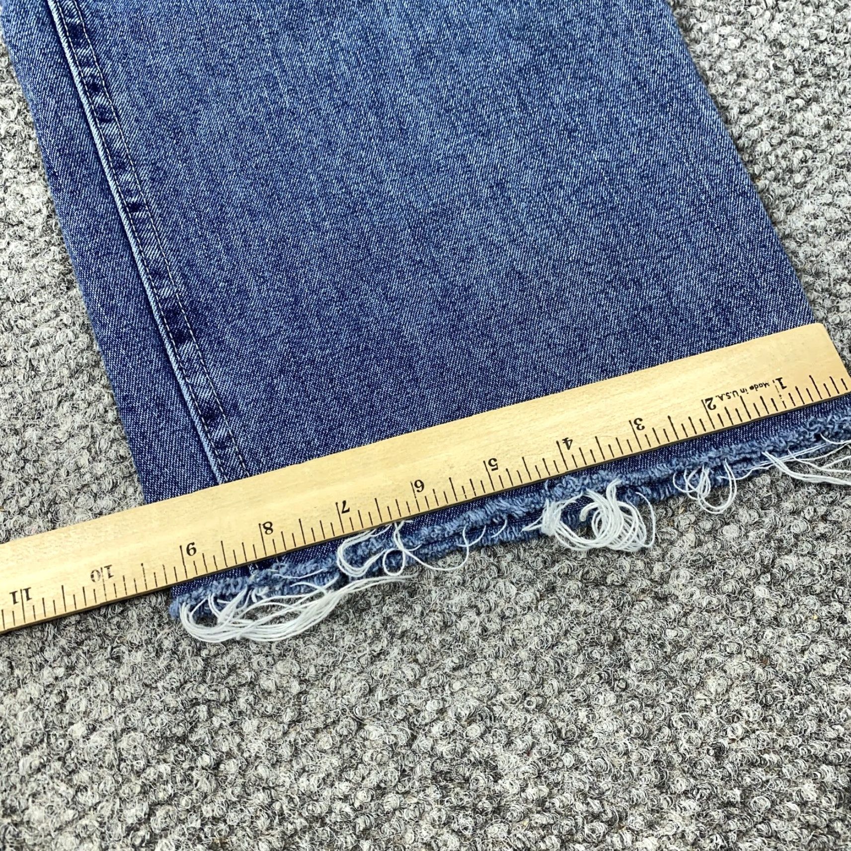 Lee VINTAGE Lee Cargo Jeans Mens 32x32 Denim Straight Relaxed Fit Workwear 90s USA Baggy Size US 32 / EU 48 - 6 Thumbnail