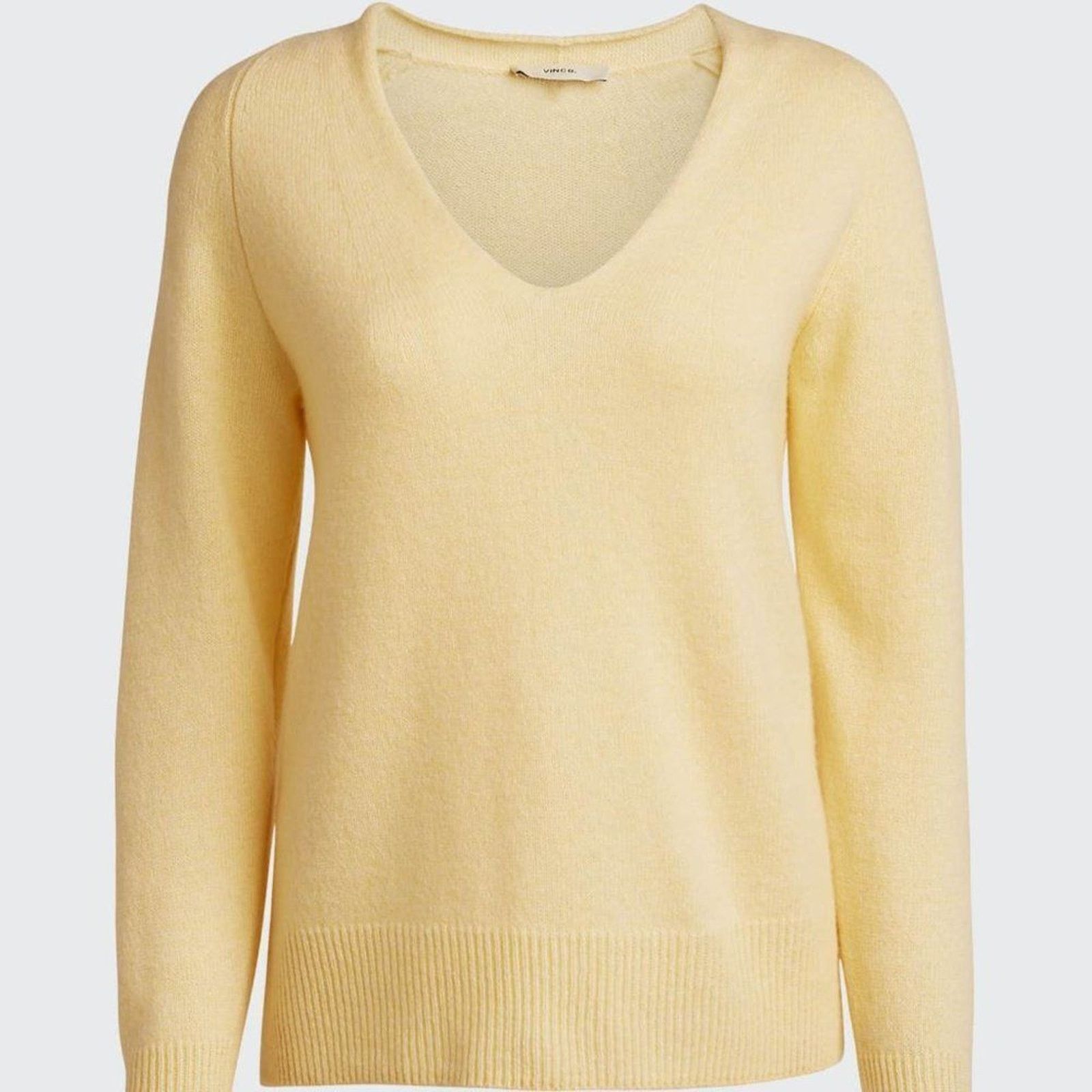 Vince VINCE Marled Wool Cashmere Blended V-Neck Sweater Size S / US 4 / IT 40 - 7 Thumbnail