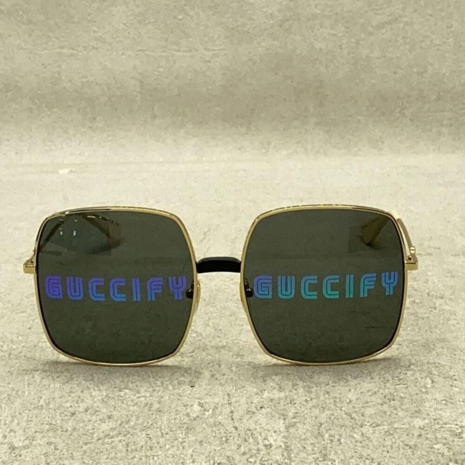 Gucci NWT Gucci GG0414S-002 GUCCIFY Oversized(GG0414S-002-60) Size ONE SIZE - 3 Thumbnail