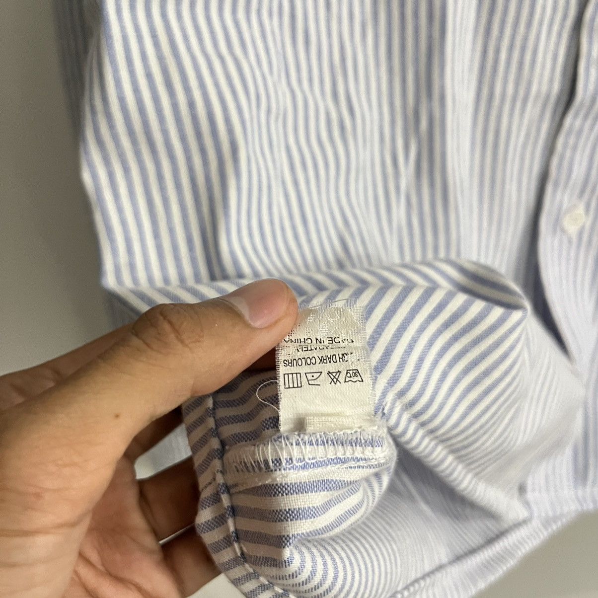Issey Miyake Mercibeaucop - Striped Boxy Fit Ls Button Up Size US L / EU 52-54 / 3 - 6 Thumbnail
