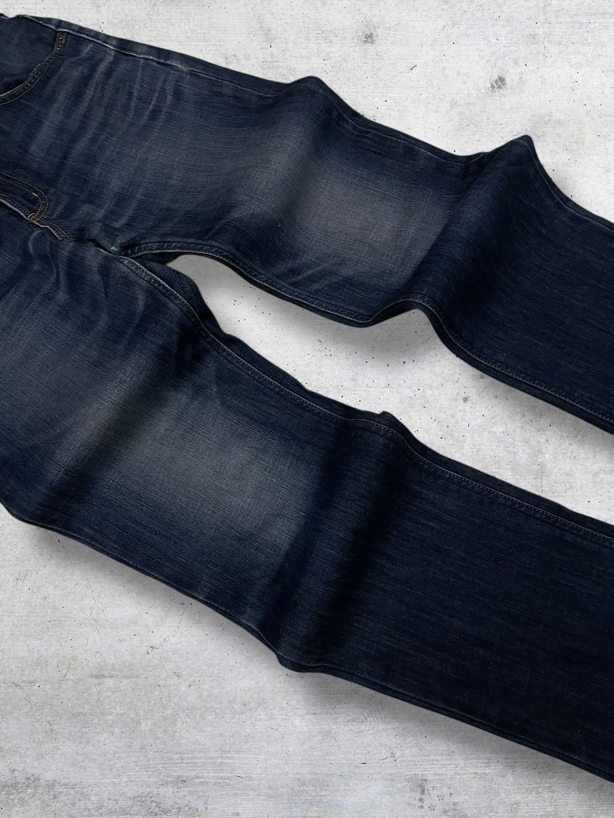 Edwin VINTAGE EDWIN DESIGNER 90S JAPAN INDIGO 403 STRAIGHT DENIM Size US 31 - 6 Thumbnail