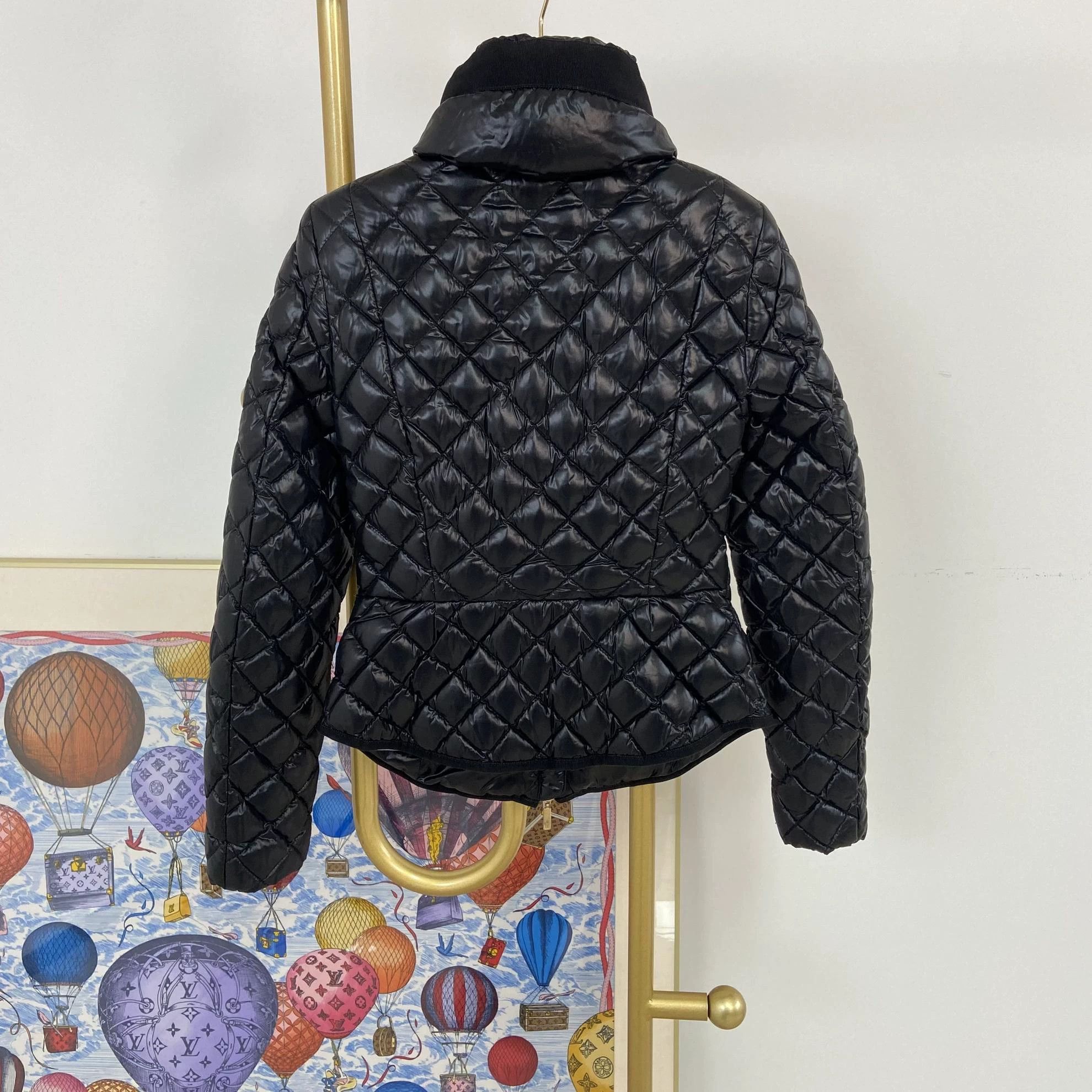 Moncler MONCLER black seam hooded down jacket 0 Size XS / US 0-2 / IT 36-38 - 2 Thumbnail