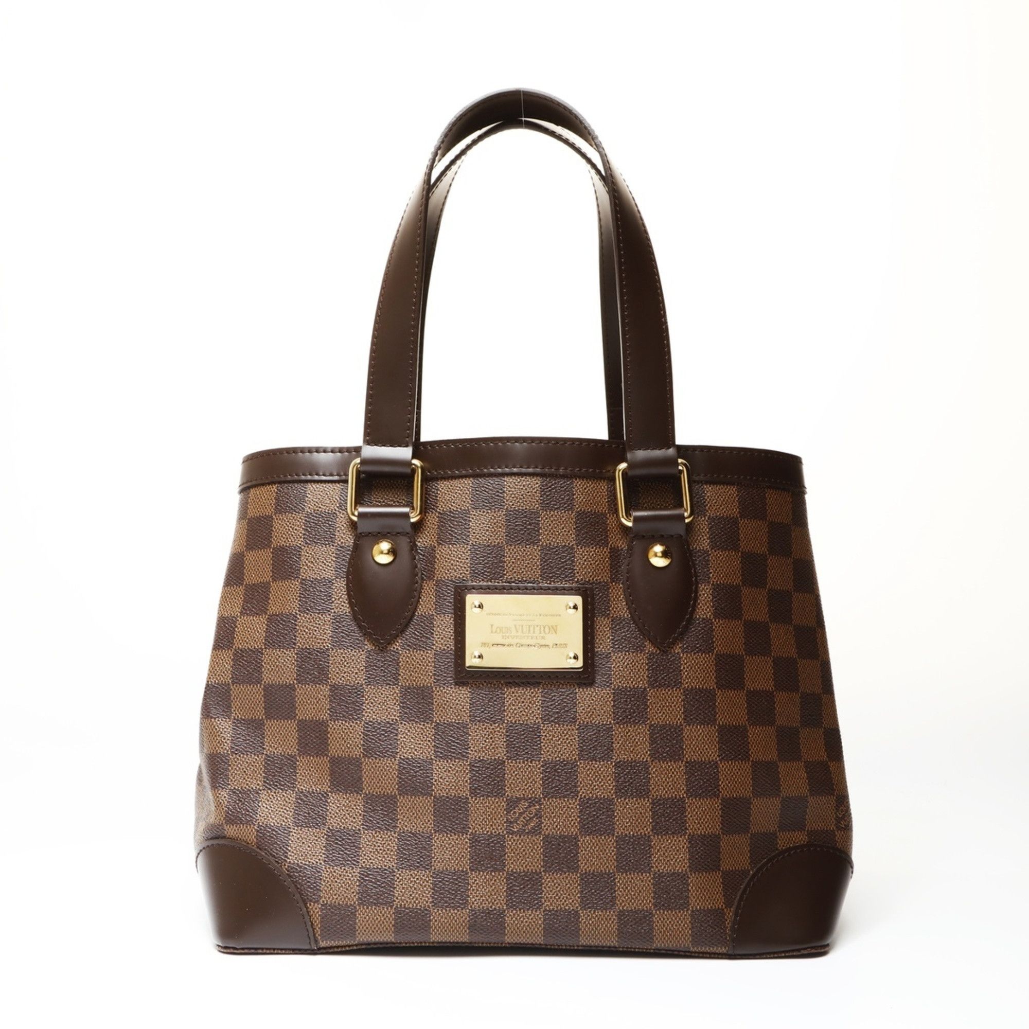 Louis Vuitton Louis Vuitton Damier Hampstead PM Handbag, Brown, 2009, WS27083 Size ONE SIZE - 1 Thumbnail