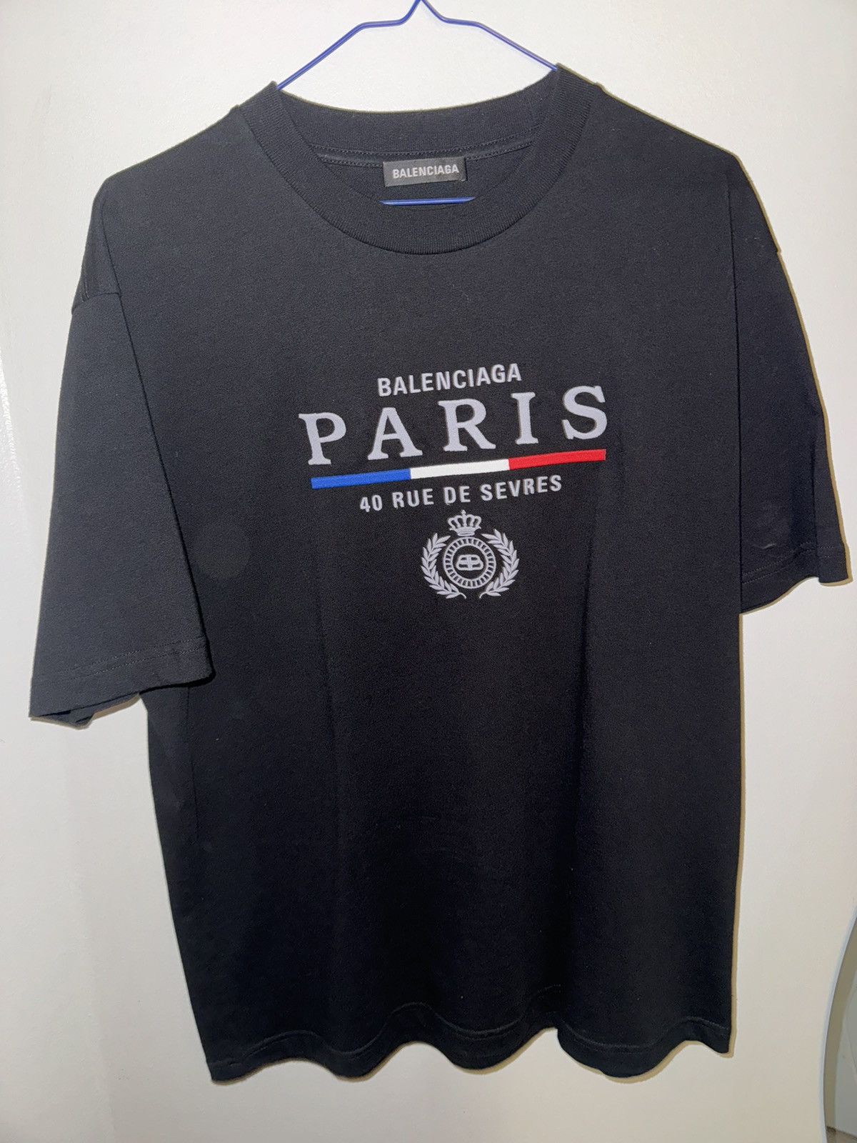 Balenciaga balenciaga paris 40 rue de sevres t-shirt size XS | Grailed