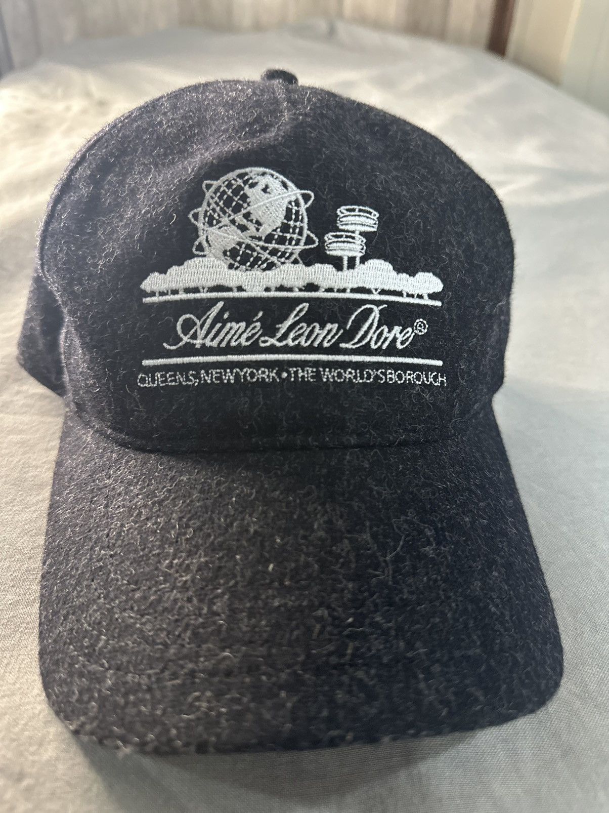 Aime Leon Dore Aime Leon Dore Wool Unisphere Hat Charcoal Size ONE SIZE - 11 Thumbnail