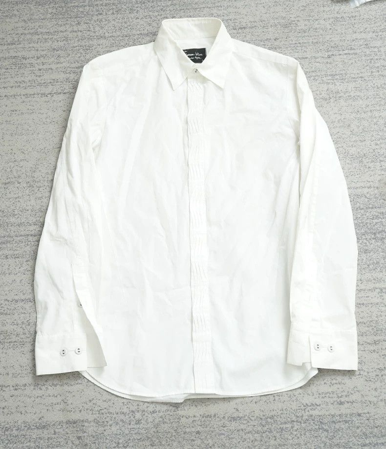 Number (N)ine Number (N)inePleated front-breasted shirt 2503-Nextarrow Size US M / EU 48-50 / 2 - 1 Thumbnail