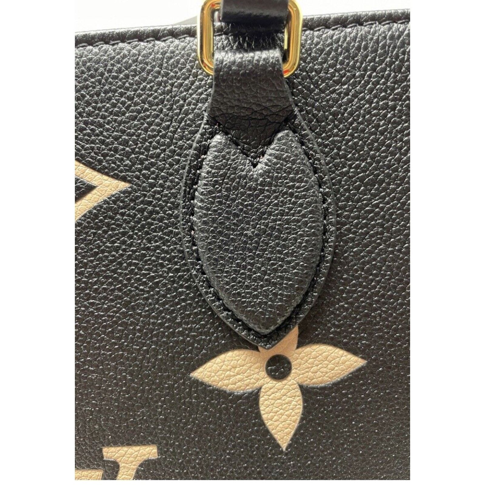 Louis Vuitton Louis Vuitton M45495 OnTheGo Tote MM Black/Beige Size ONE SIZE - 11 Thumbnail