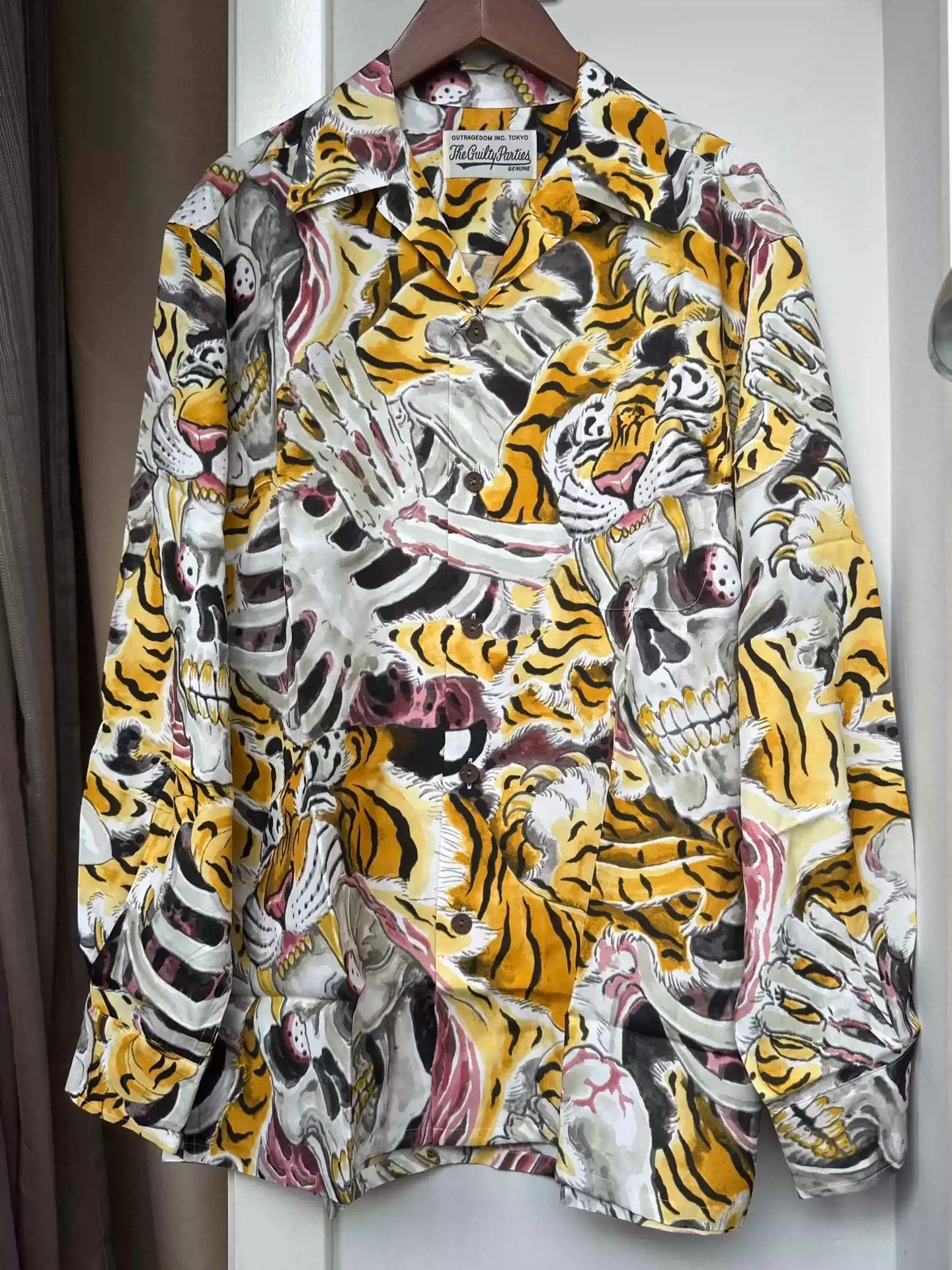 image of Wacko Maria Tim Lehi Hawaiian Shirt, Men's (Size Small)