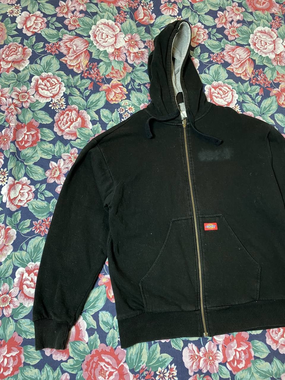 Dickies × Vintage Vintage Dickies Canvas Fleece Zip-up Hoodie Size US L / EU 52-54 / 3 - 15 Thumbnail