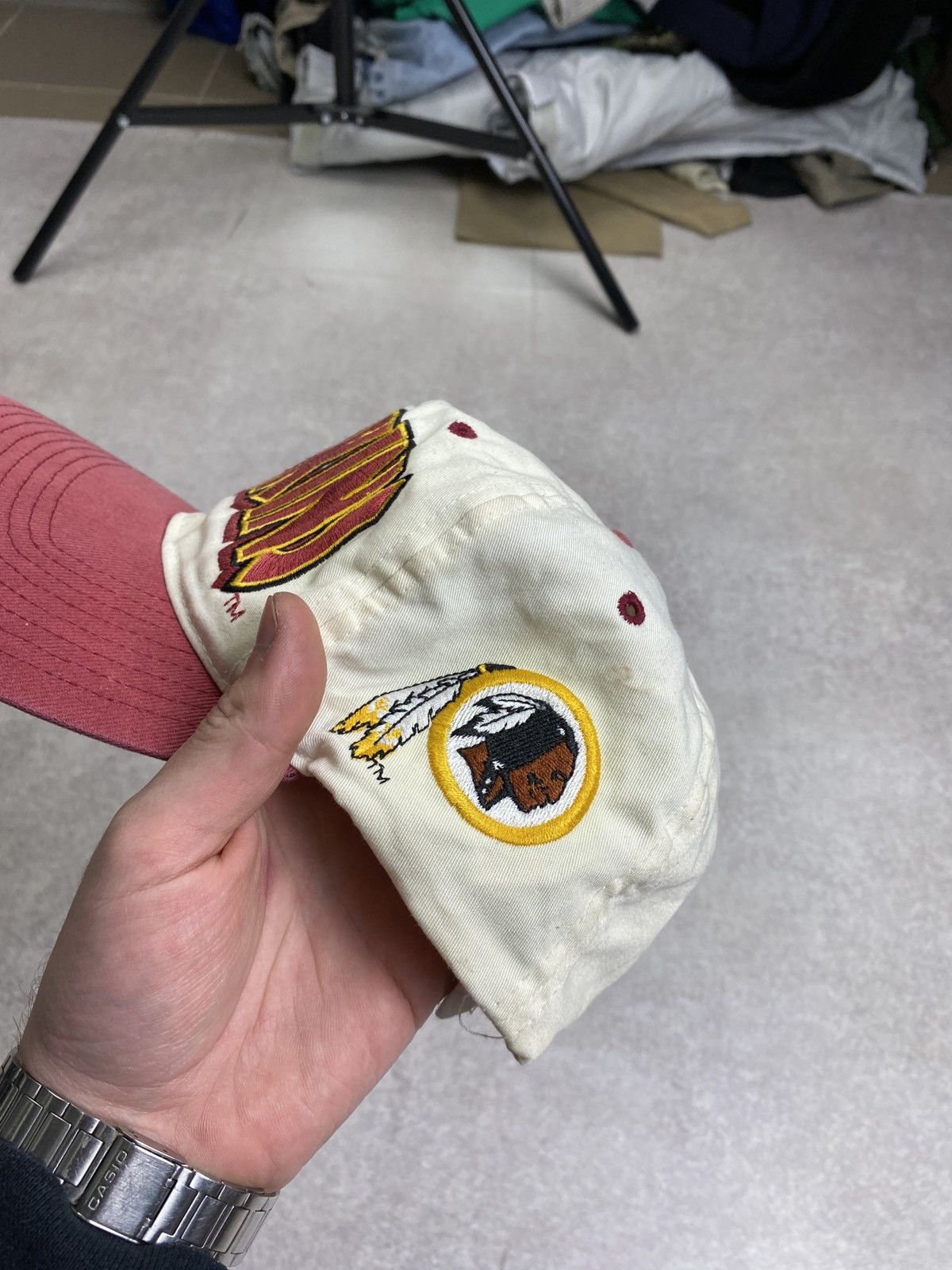 Other Red Skins Twins NFL Hat 90’s Size ONE SIZE - 5 Thumbnail