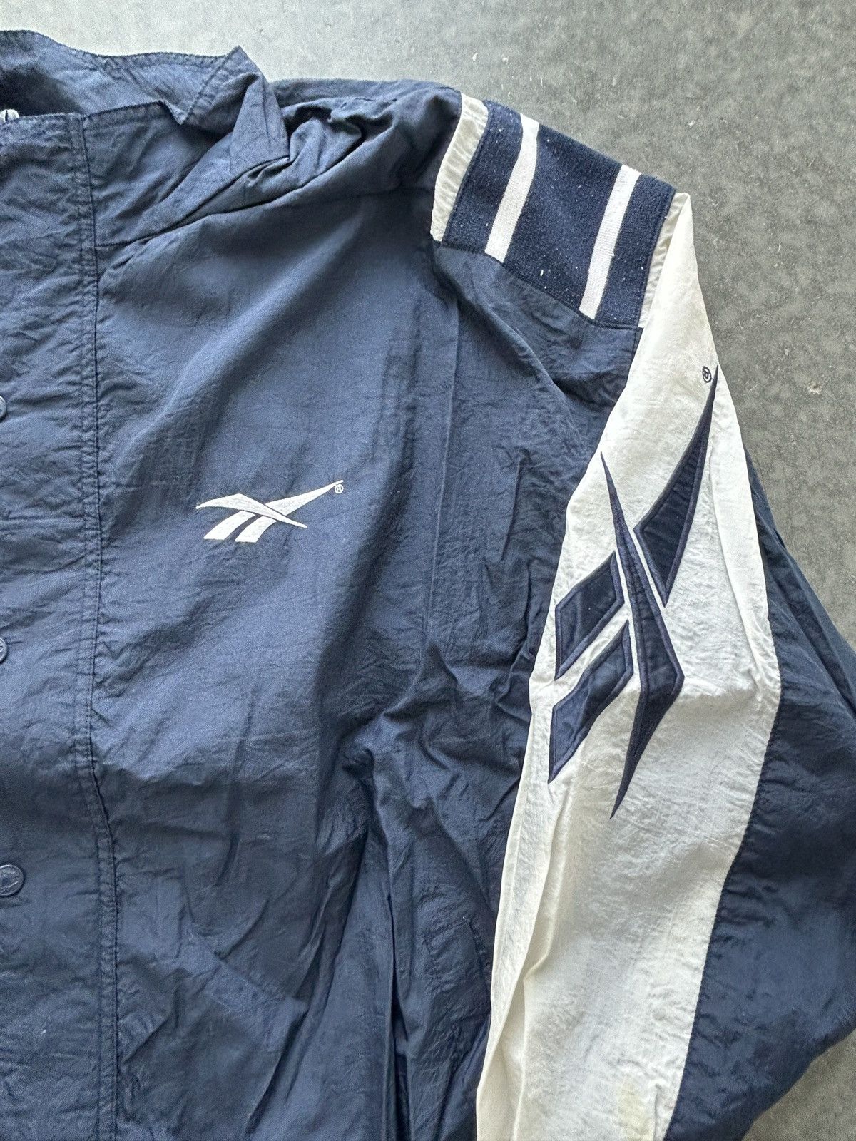 Reebok Vintage 90s Reebok Windbreaker Jacket Size US XXL / EU 58 / 5 - 3 Thumbnail