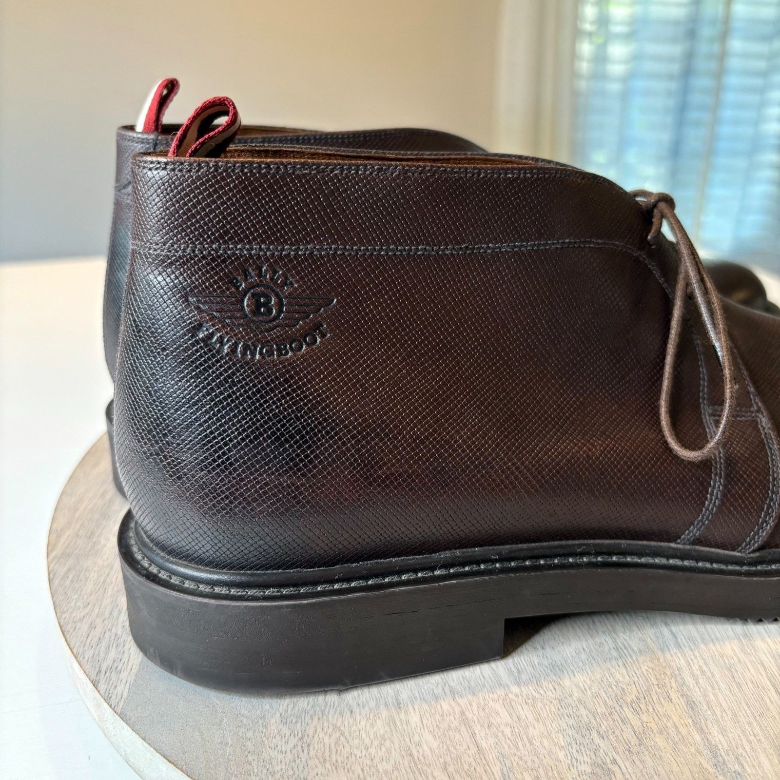 Bally Bally Vilmar Saffiano Leather Chukka Boots Men’s Size 11 D Size US 11 / EU 44 - 6 Thumbnail