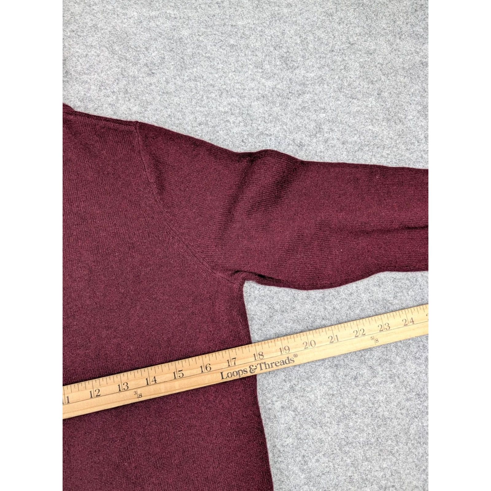 Quince Quince Sweater Womens Small Red 100% Cashmere Hooded Full Zip Knit Jacket Shirt Ladies Slim Fit Winter Size S / US 4 / IT 40 - 7 Thumbnail
