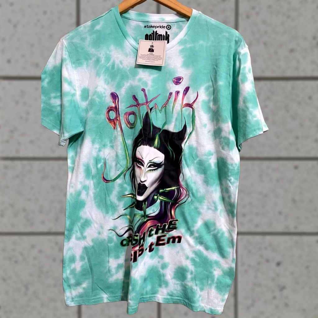 Vintage Gottmik: "Crash The Cis-Tem" T-Shirt Unisex Adults S Green NWT Goodie Two Sleeves Shirt Size US S / EU 44-46 / 1 - 1 Thumbnail