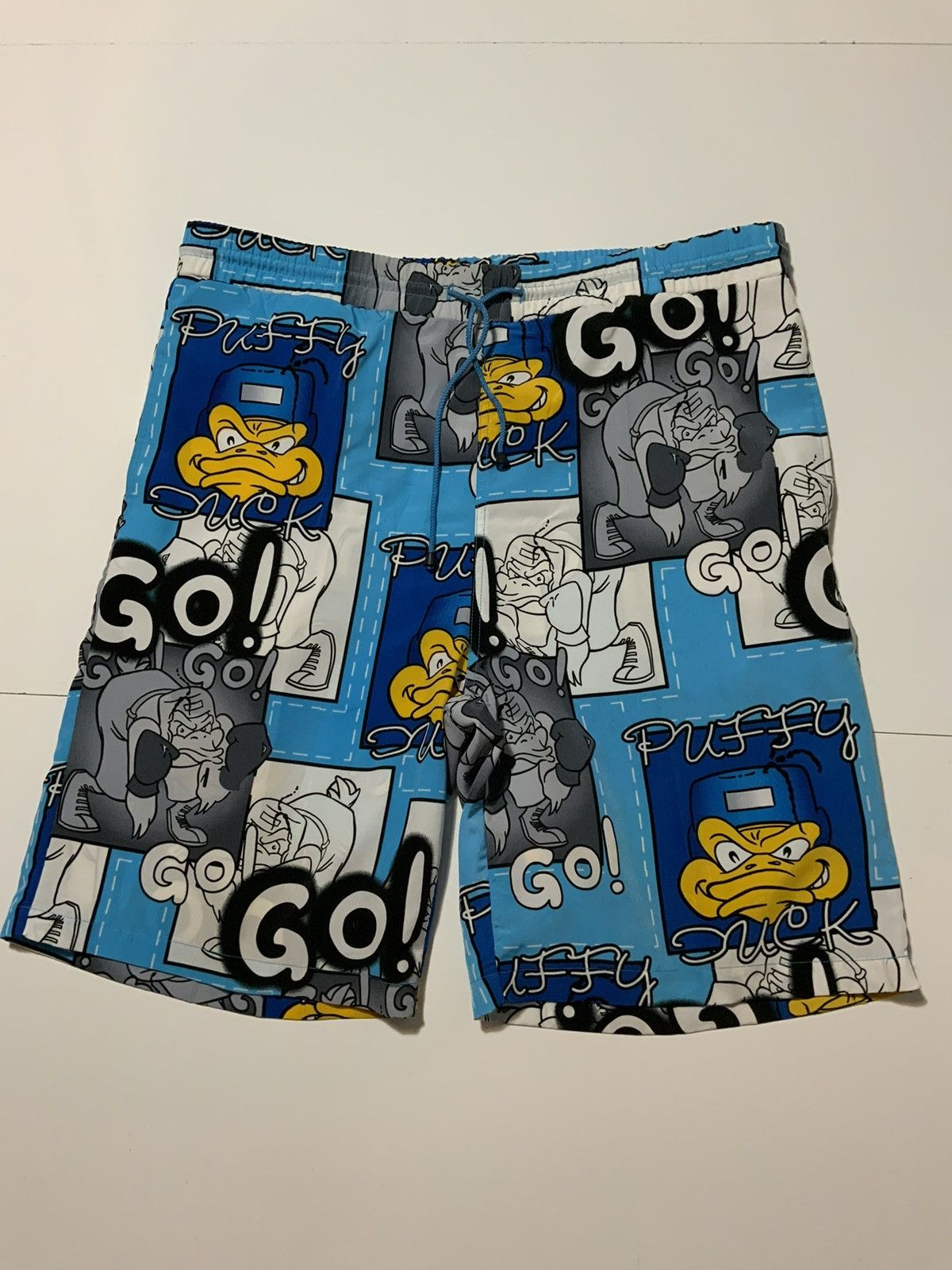 Vintage Vintage 90s 2000s Y2K Duck Story Iber Shirt Shorts 2PC Set Size US L / EU 52-54 / 3 - 8 Thumbnail