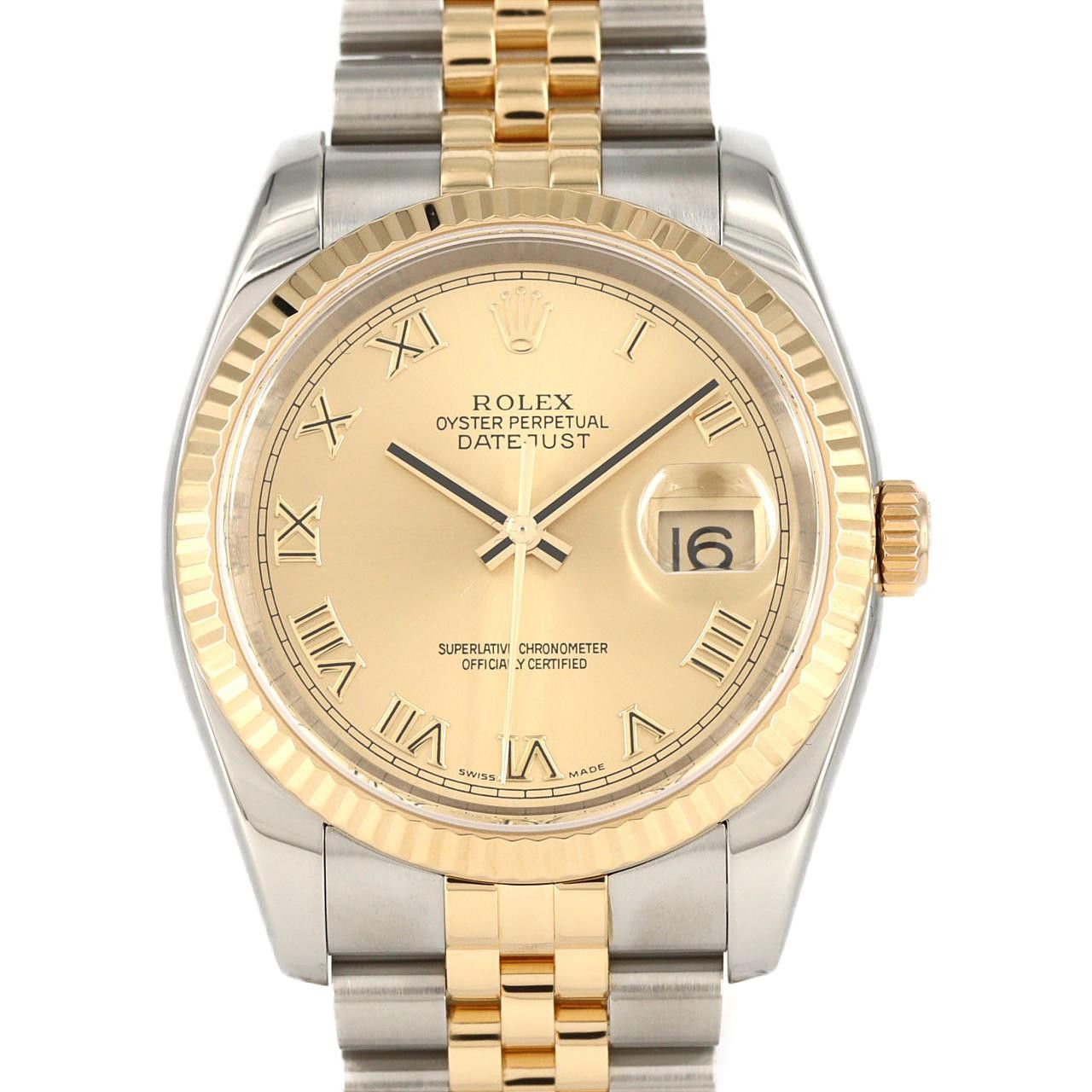 Rolex Rolex Datejust Stainless Steel x Yellow Gold Metal Automatic 116233 DUTY FREE for USA