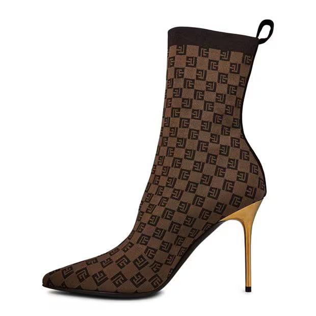 Balmain o1g2r1mq0924 Ankle Boots in Brown Size US 8 / IT 38 - 2 Thumbnail