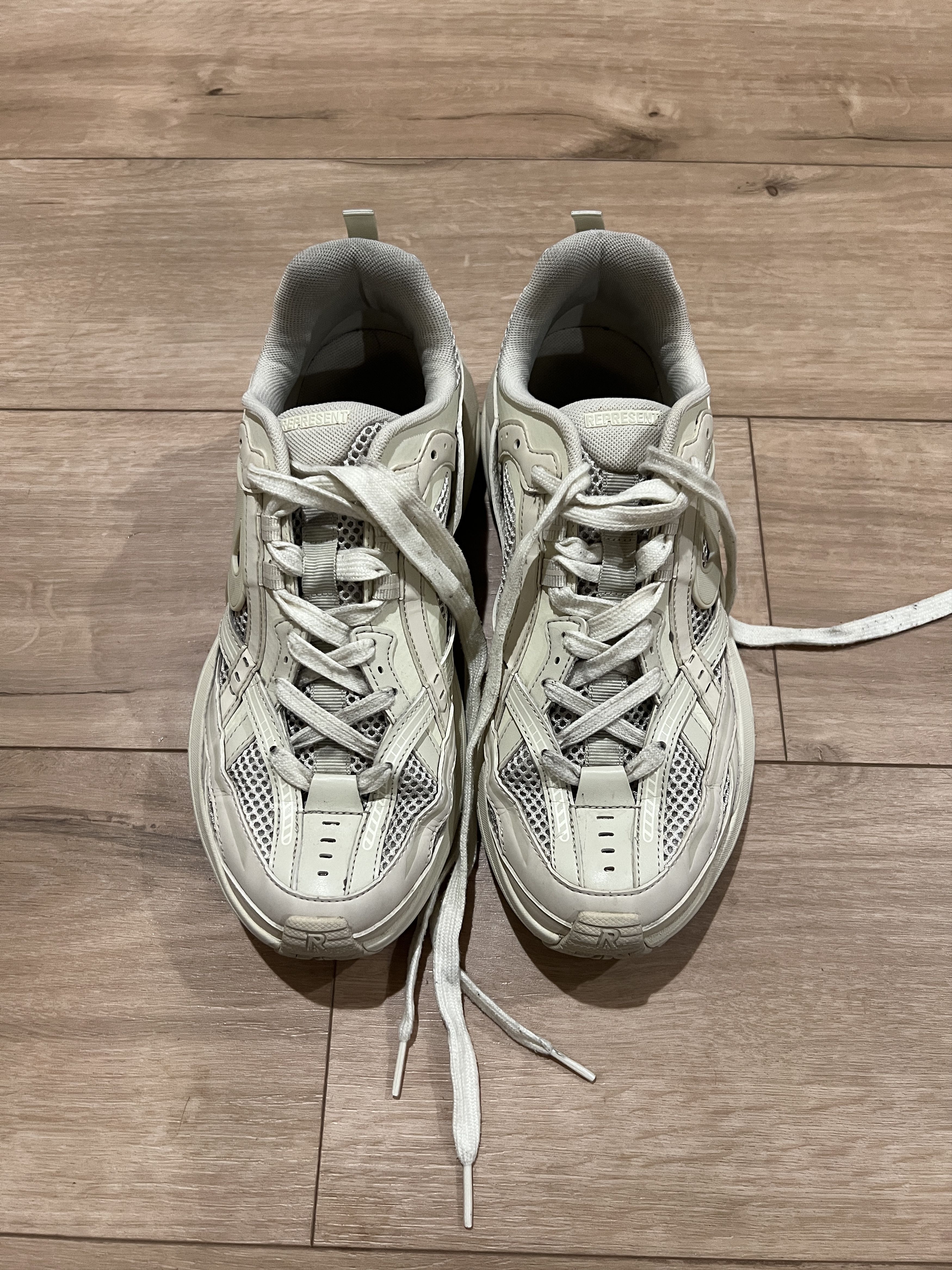 Represent Clo. Represent Storm Runner Sneakers Off White Size 10.5 Size US 10.5 / EU 43-44 - 8 Thumbnail