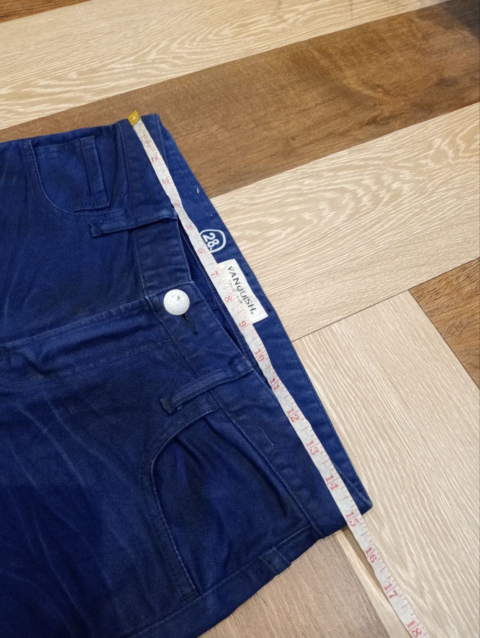 Vanquish VANQUISH JAPAN BLUE PAINTER STRETCH JEANS - SIZE 28 Size US 28 / EU 44 - 11 Thumbnail