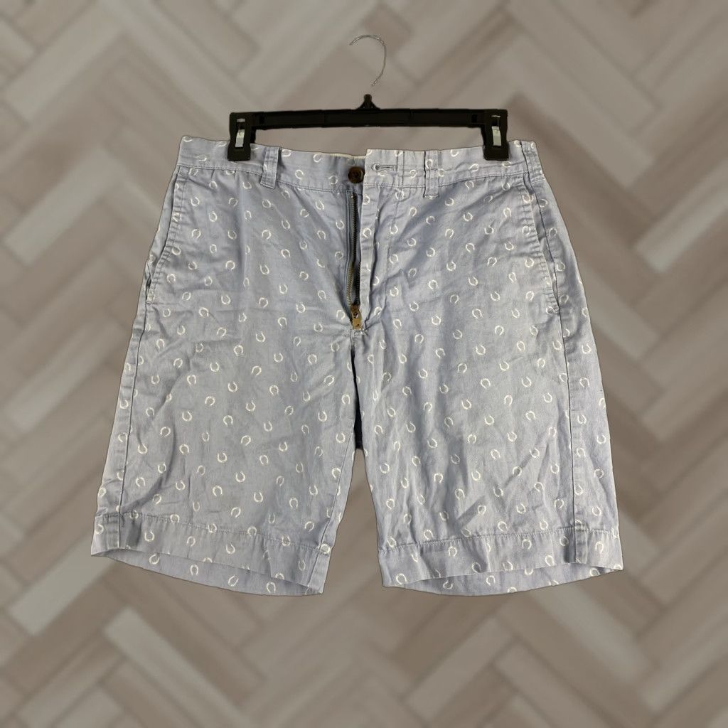 J.Crew J. Crew Men's Short 31W Reade Chino Walking Shorts Teal 37-29 Size US 31 - 1 Thumbnail