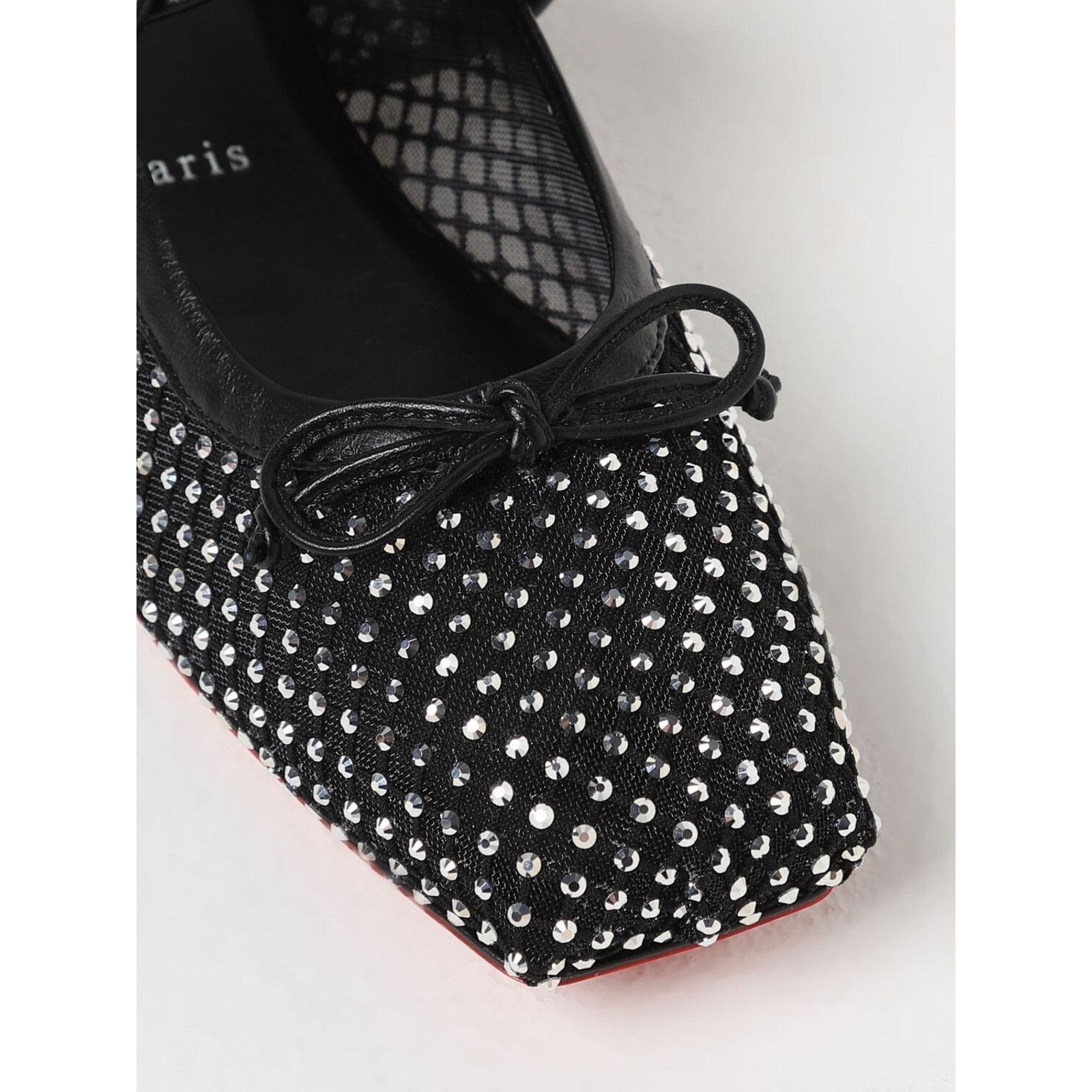 Christian Louboutin Christian Louboutin Mamastrapitina Flat Black Size US 7.5 / IT 37.5 - 8 Thumbnail