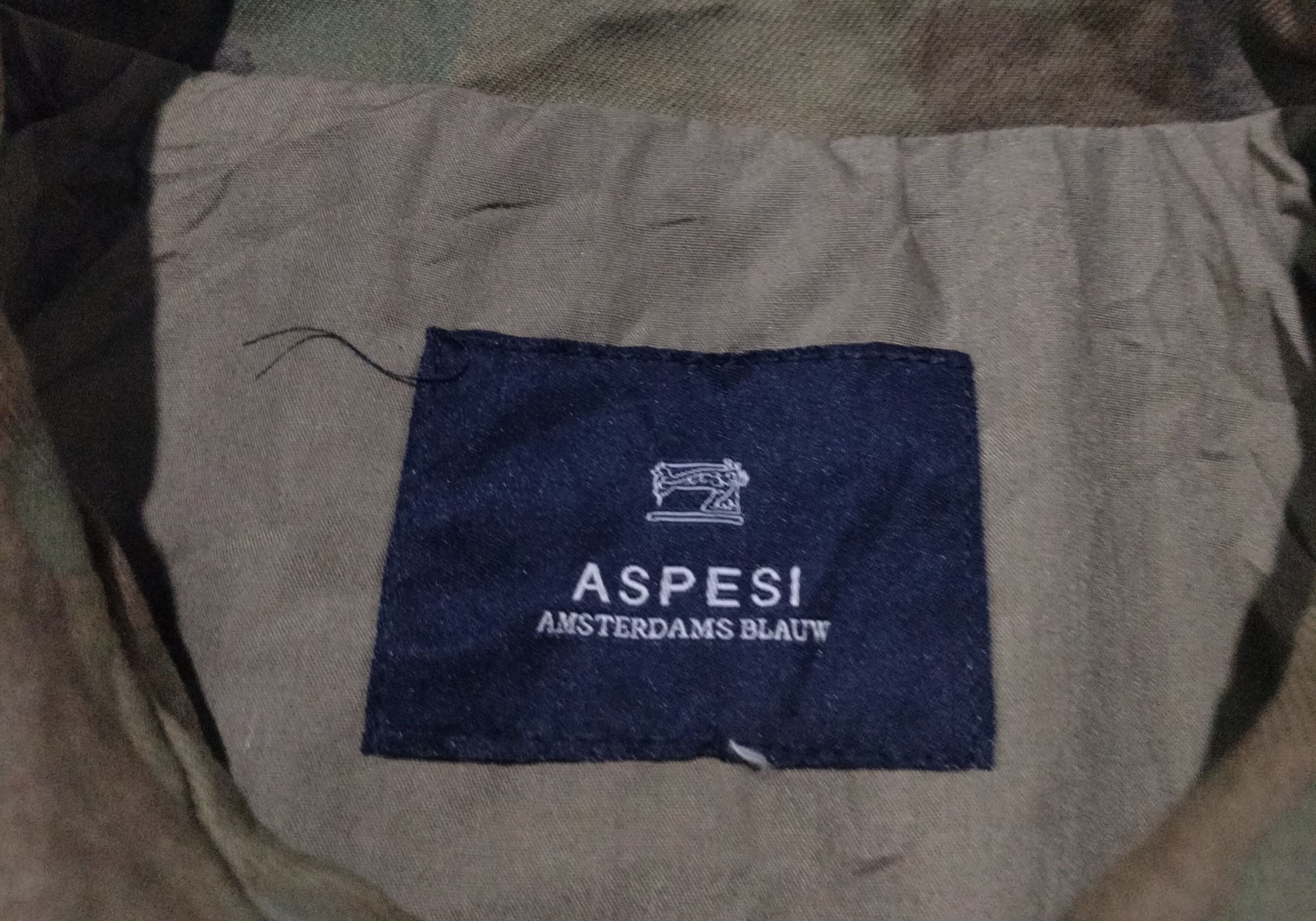 Aspesi Aspesi Amsterdam Blauw 3D Pocket Military Camo Jacket Size US M / EU 48-50 / 2 - 11 Thumbnail