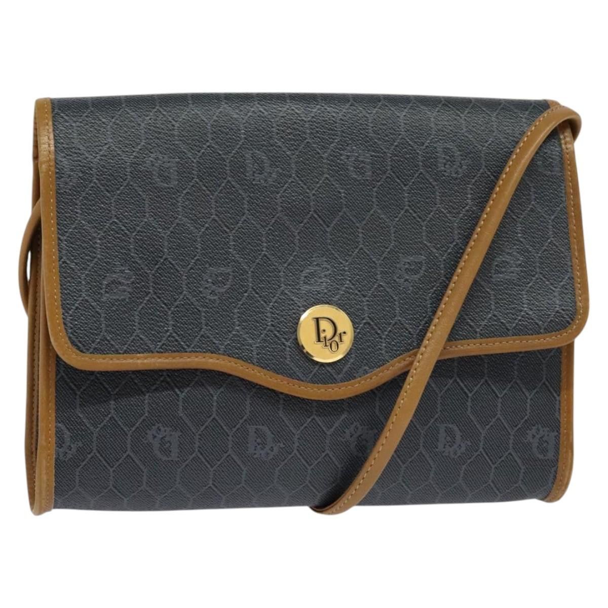 Dior Honeycomb Black Canvas Shoulder Bag (Pre-Owned) Size ONE SIZE - 1 Thumbnail