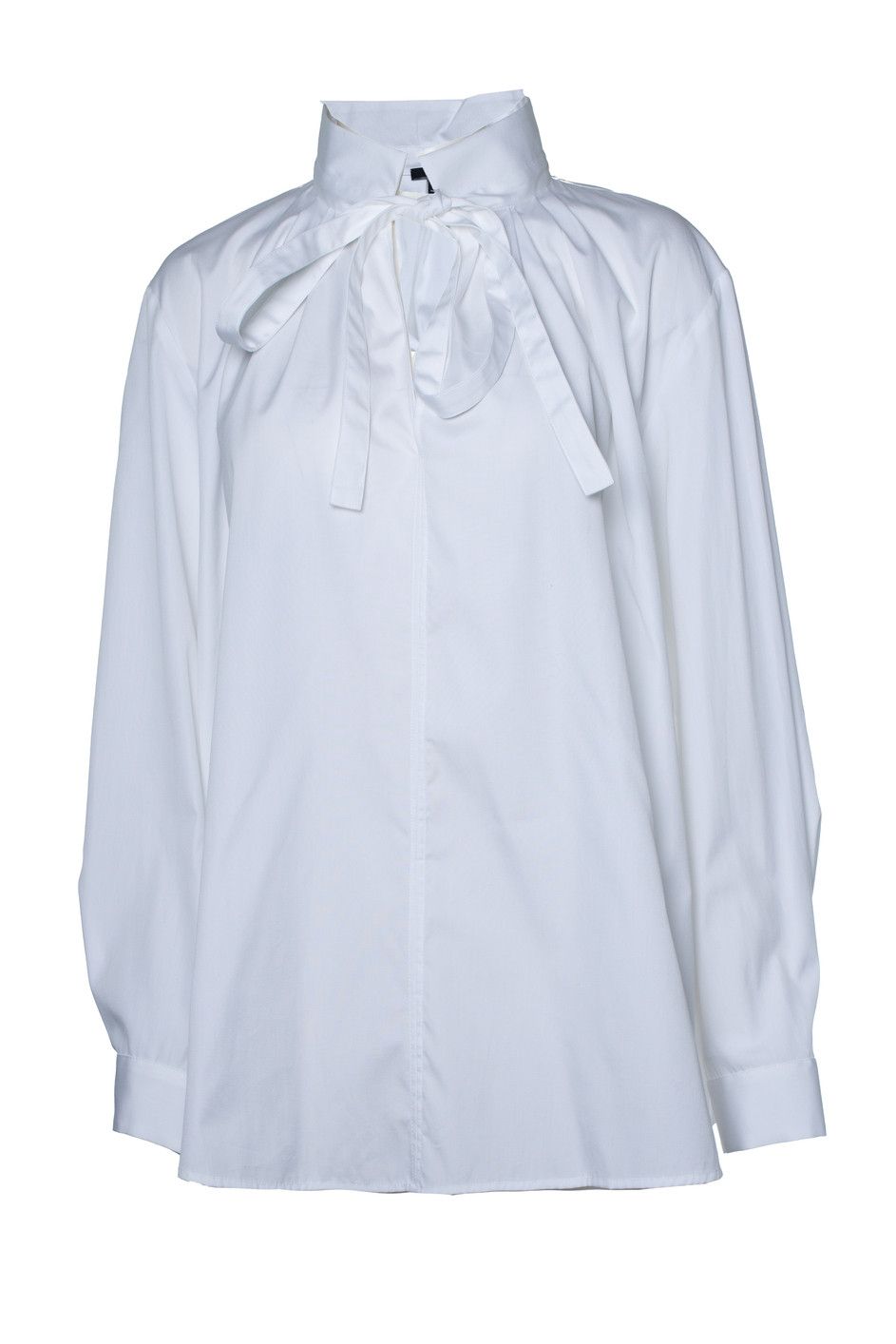 Joseph Joseph, white Orton shirt with bow Size XS / US 0-2 / IT 36-38 - 1 Thumbnail