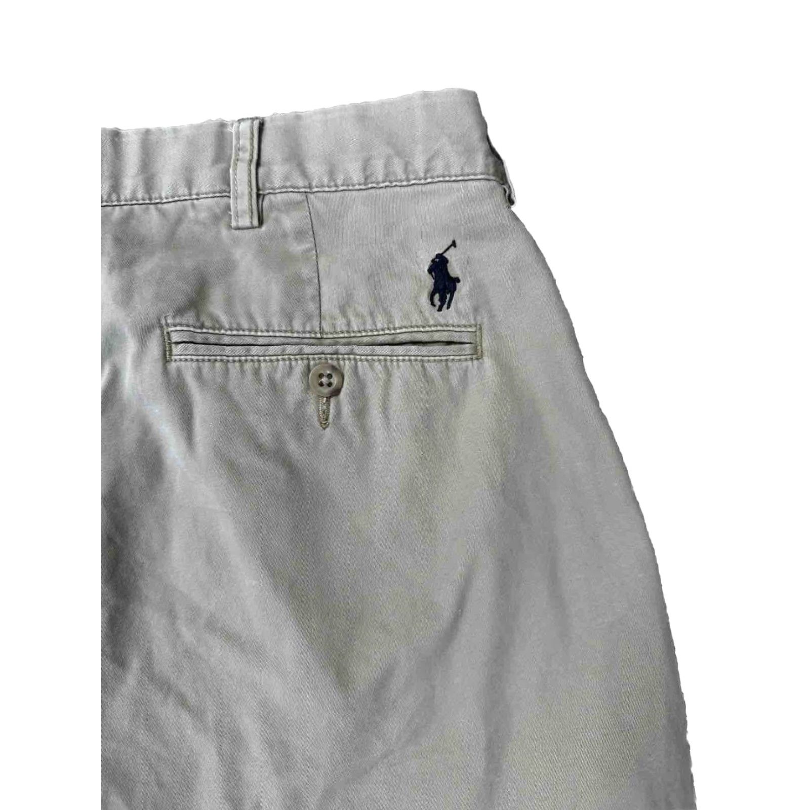 Polo Ralph Lauren Polo Ralph Lauren Prospect Chino Pants Mens 36x32 Beige Flat Front Cotton Twill Straight Regular Pockets Classic Size US M / EU 48-50 / 2 - 3 Thumbnail