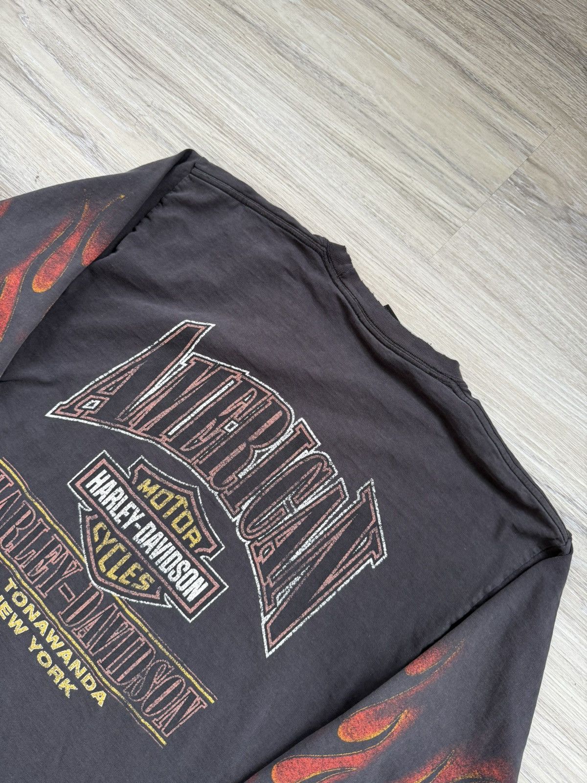 Harley Davidson Vintage Harley Davidson Flames Long Sleeve Size US M / EU 48-50 / 2 - 4 Thumbnail