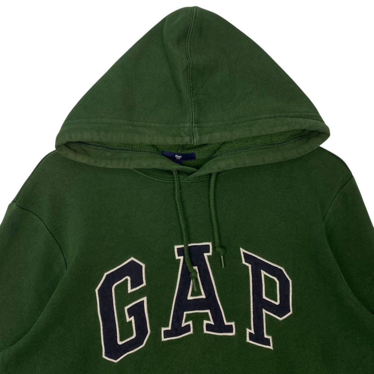 Vintage Vintage GAP Hoodie Sweater Big Logo Green Pullover Size XS Size US XS / EU 42 / 0 - 4 Thumbnail