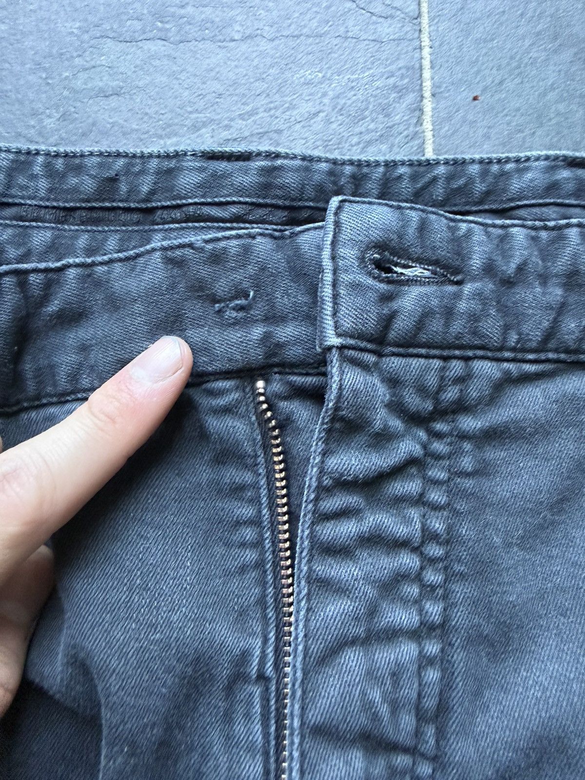 Ermenegildo Zegna Vintage Zegna Light Black Denim Trousers Size US 38 / EU 54 - 6 Thumbnail