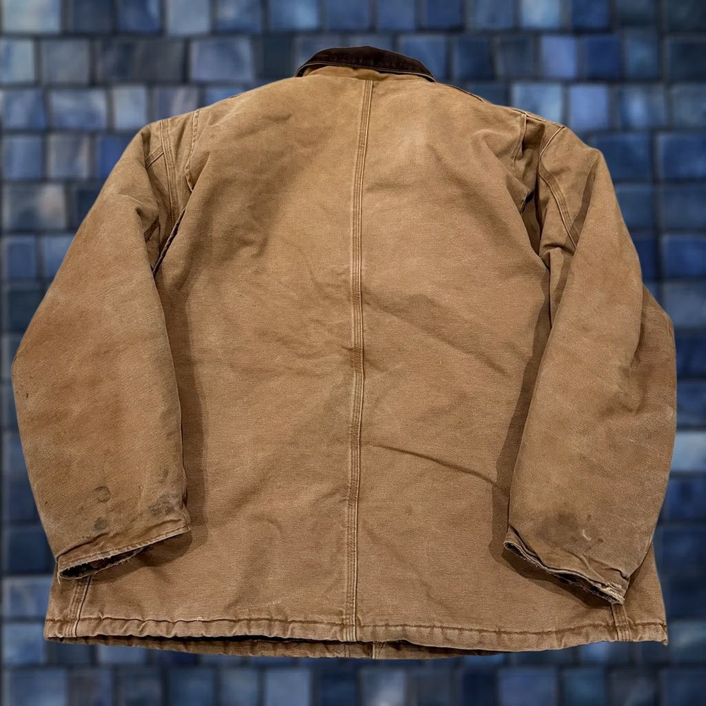 Carhartt VINTAGE Carhartt Jacket Mens 2XL Brown Arctic Lined C26CHT Chore Barn Distressed Shirt? Size US XXL / EU 58 / 5 - 1 Thumbnail