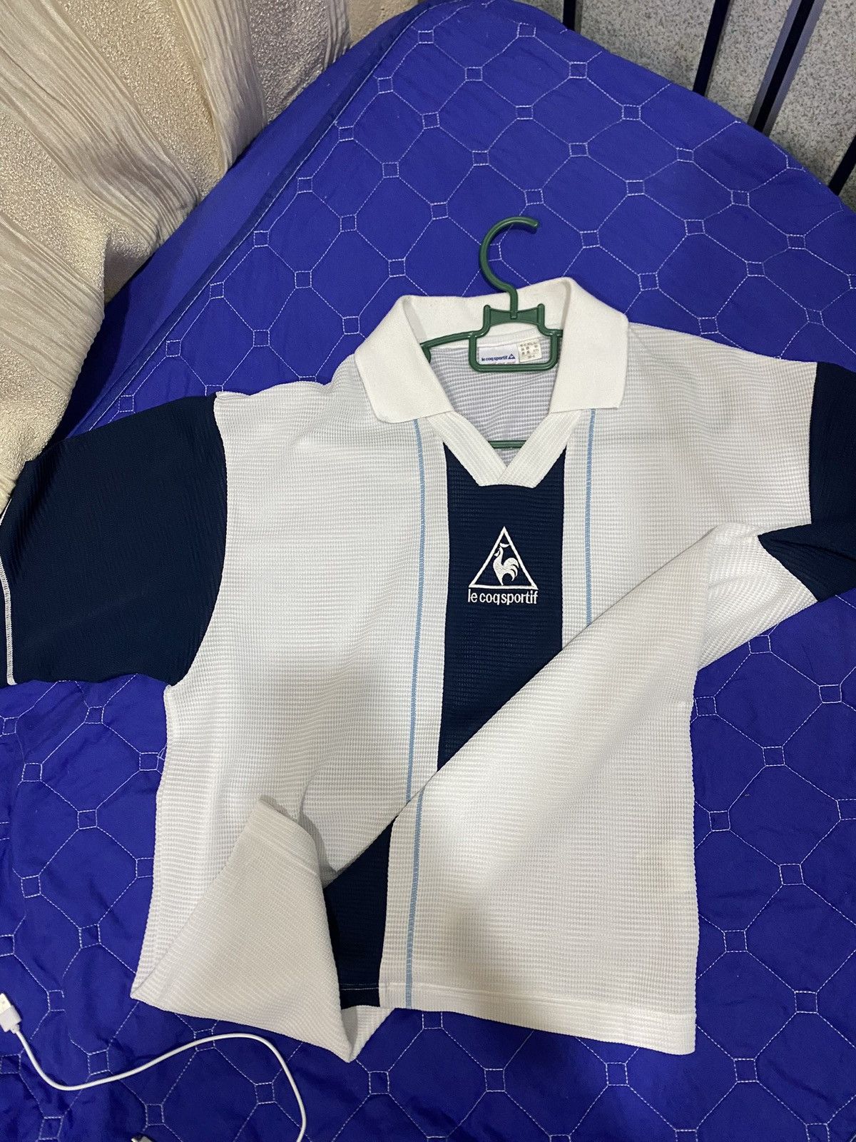 Le Coq Sportif Jersey vintage Size US L / EU 52-54 / 3 - 4 Thumbnail