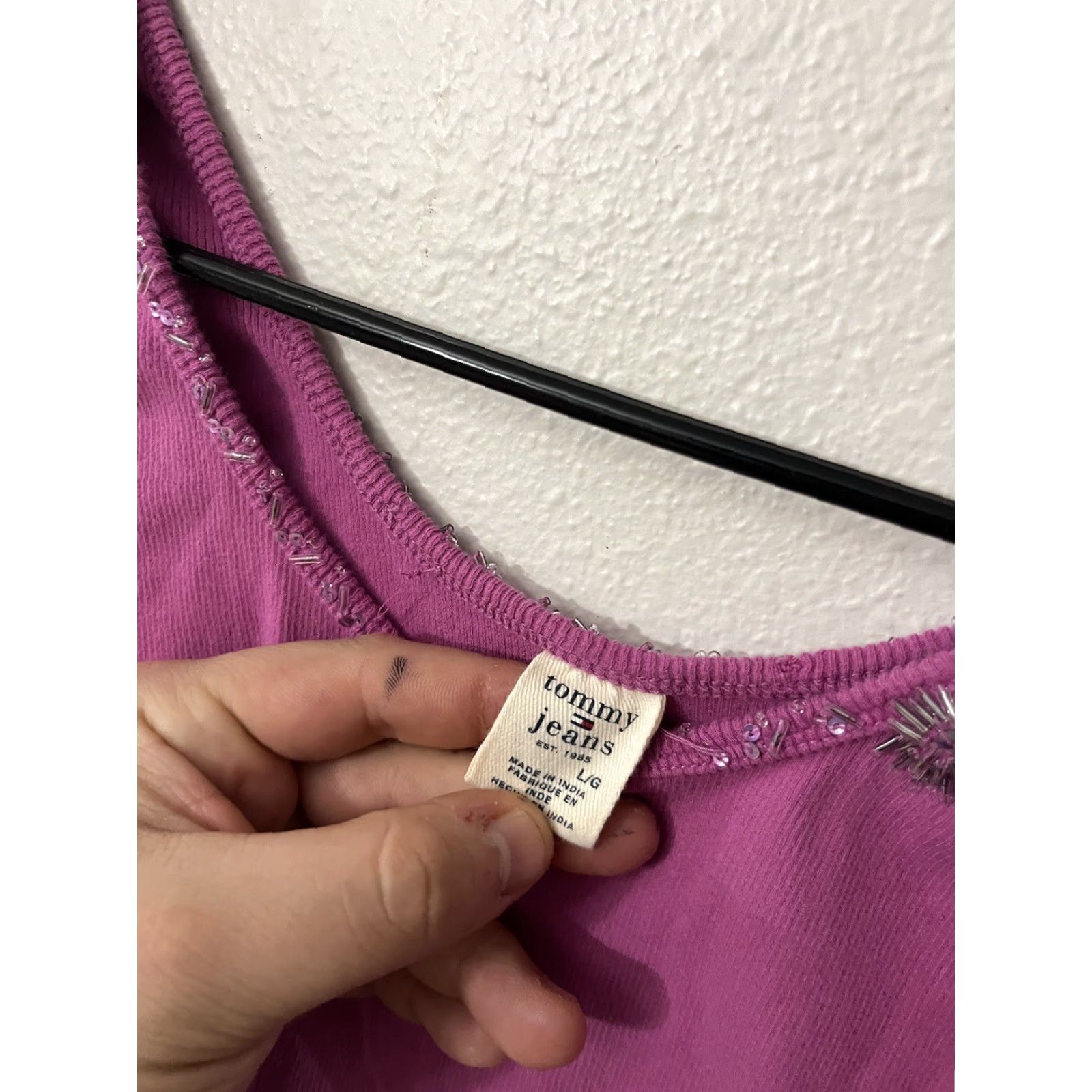 Tommy Hilfiger Tommy Hilfiger Tank Top Women Purple Large Size L / US 10 / IT 46 - 3 Thumbnail