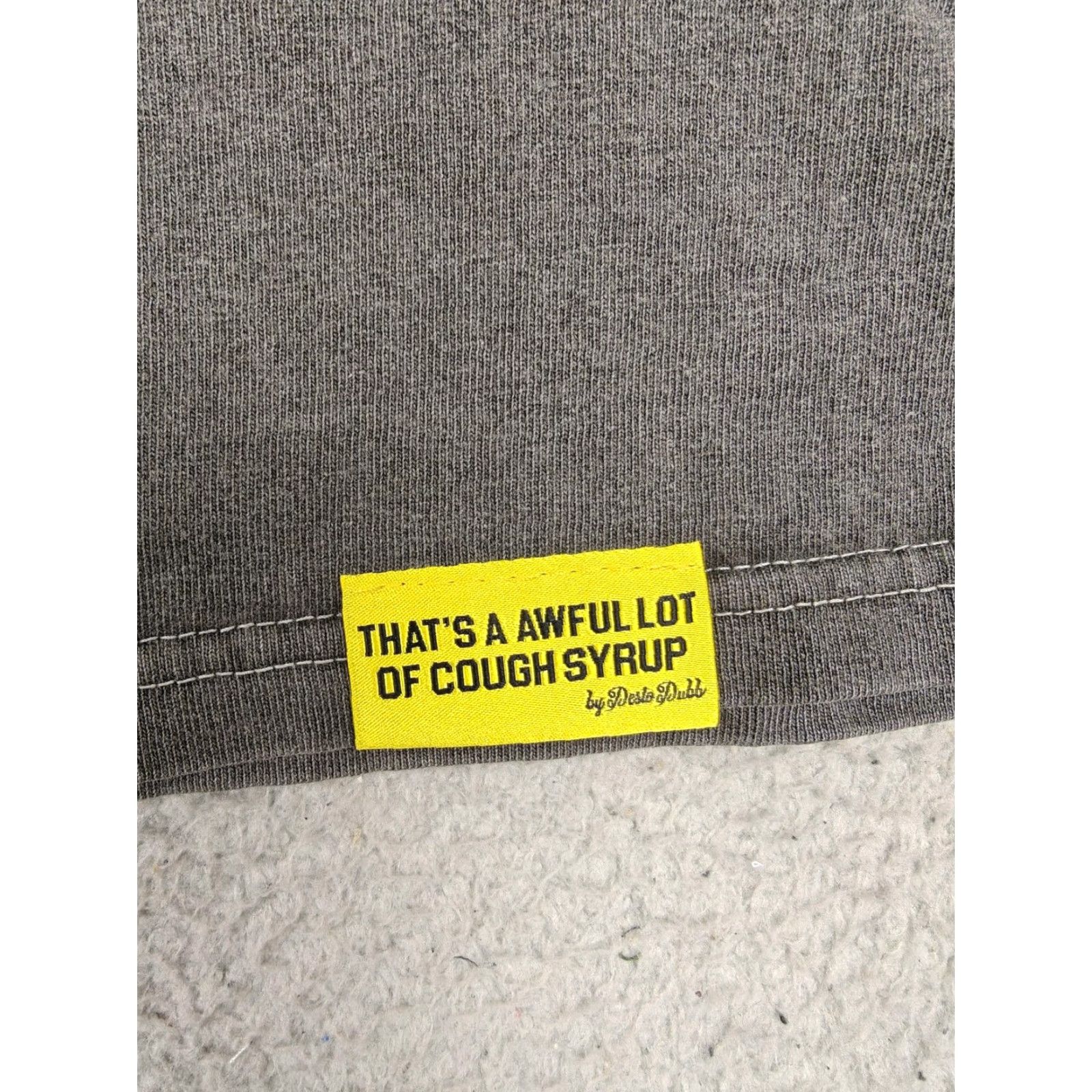 Vintage Awful Lot Of Cough Syrup x Lost Hills Shirt Mens XL Washed Black Heavyweight New Size US XL / EU 56 / 4 - 3 Thumbnail