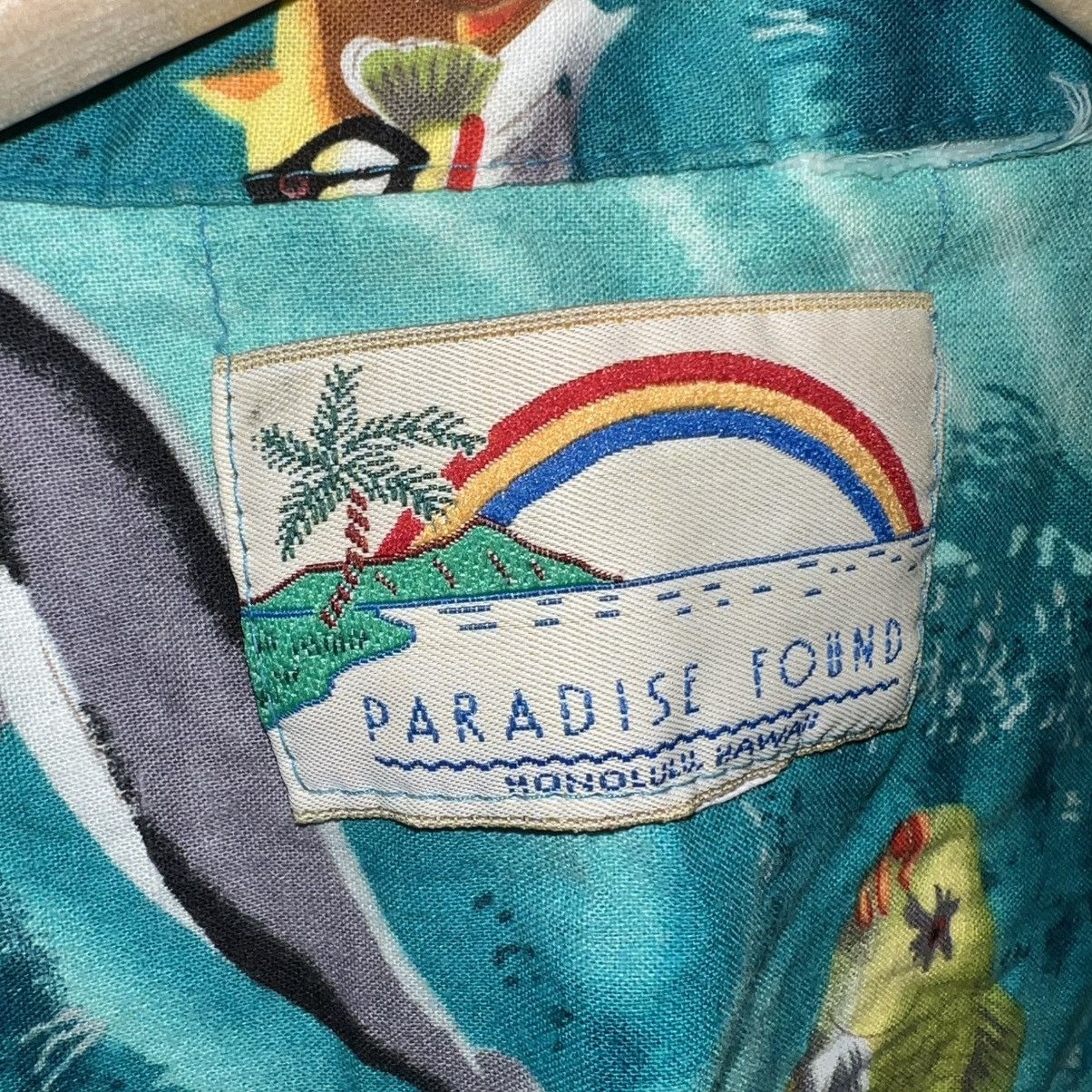 Paradise Found × Vintage MEN’S PARADISE FOUND UNDERWATER FISH ANIMALS HAWAIIAN SHIRT Size US L / EU 52-54 / 3 - 6 Thumbnail