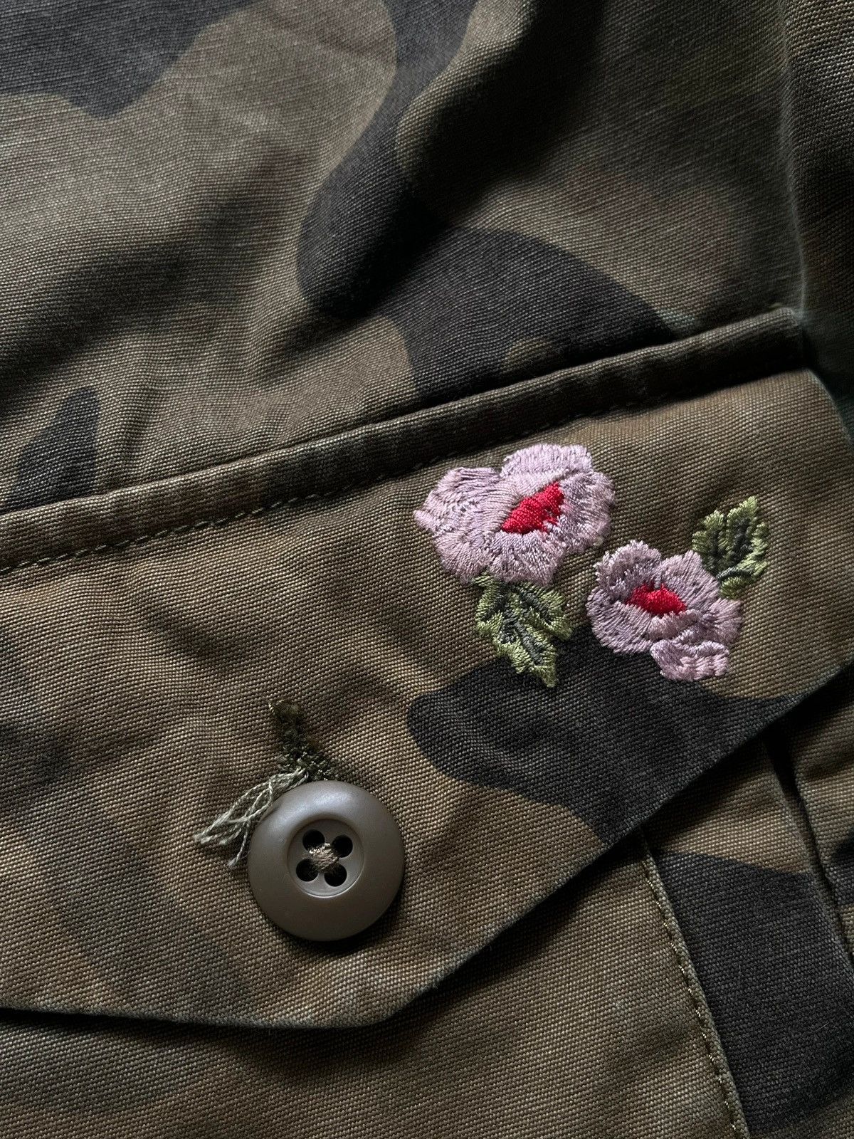 Levi's Levi’s Sz S Made in Sri Lanka 2017 Rare Camo Caroline Jacket Size S / US 4 / IT 40 - 11 Thumbnail