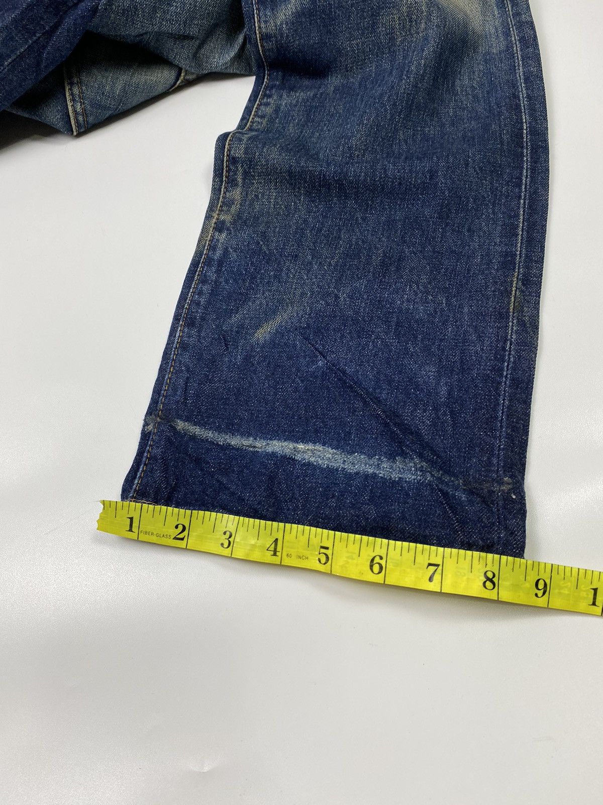 Levi's vintage levis big E 502 selvedge faded wash jeans pant Size US 31 - 14 Thumbnail